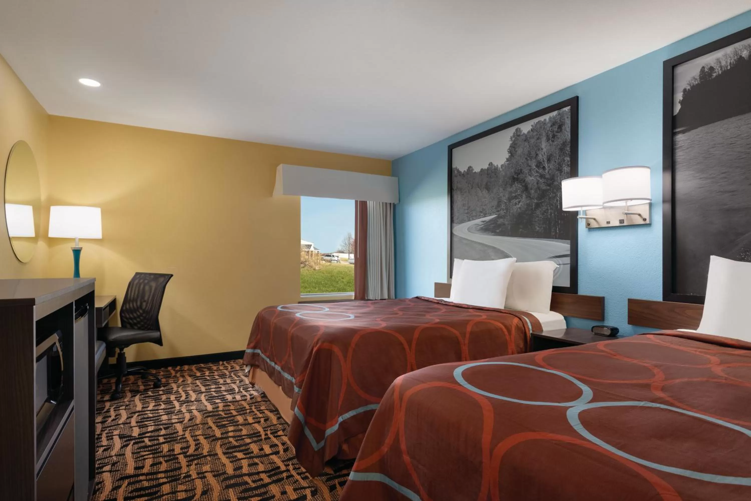 Queen Room with Two Queen Beds - Non-Smoking in Super 8 by Wyndham Olive Branch