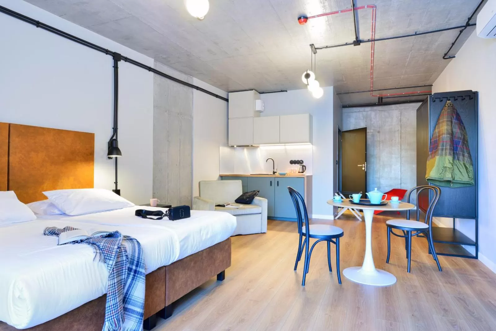 Studio with kitchen - FABRYKA building in ARCHE Dwór Uphagena Gdańsk