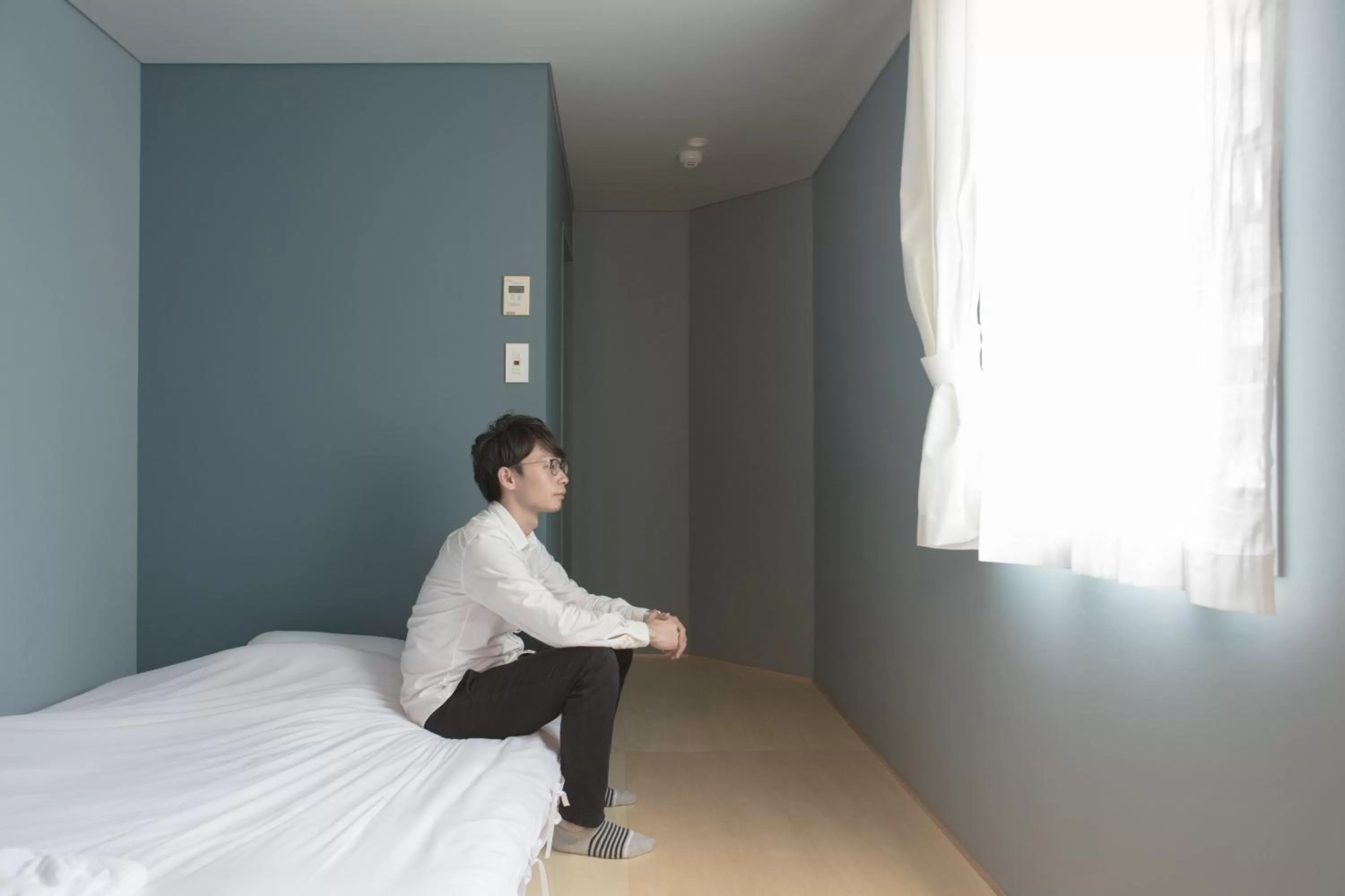 Single Room with Shower in Kanazawa TABI-NE