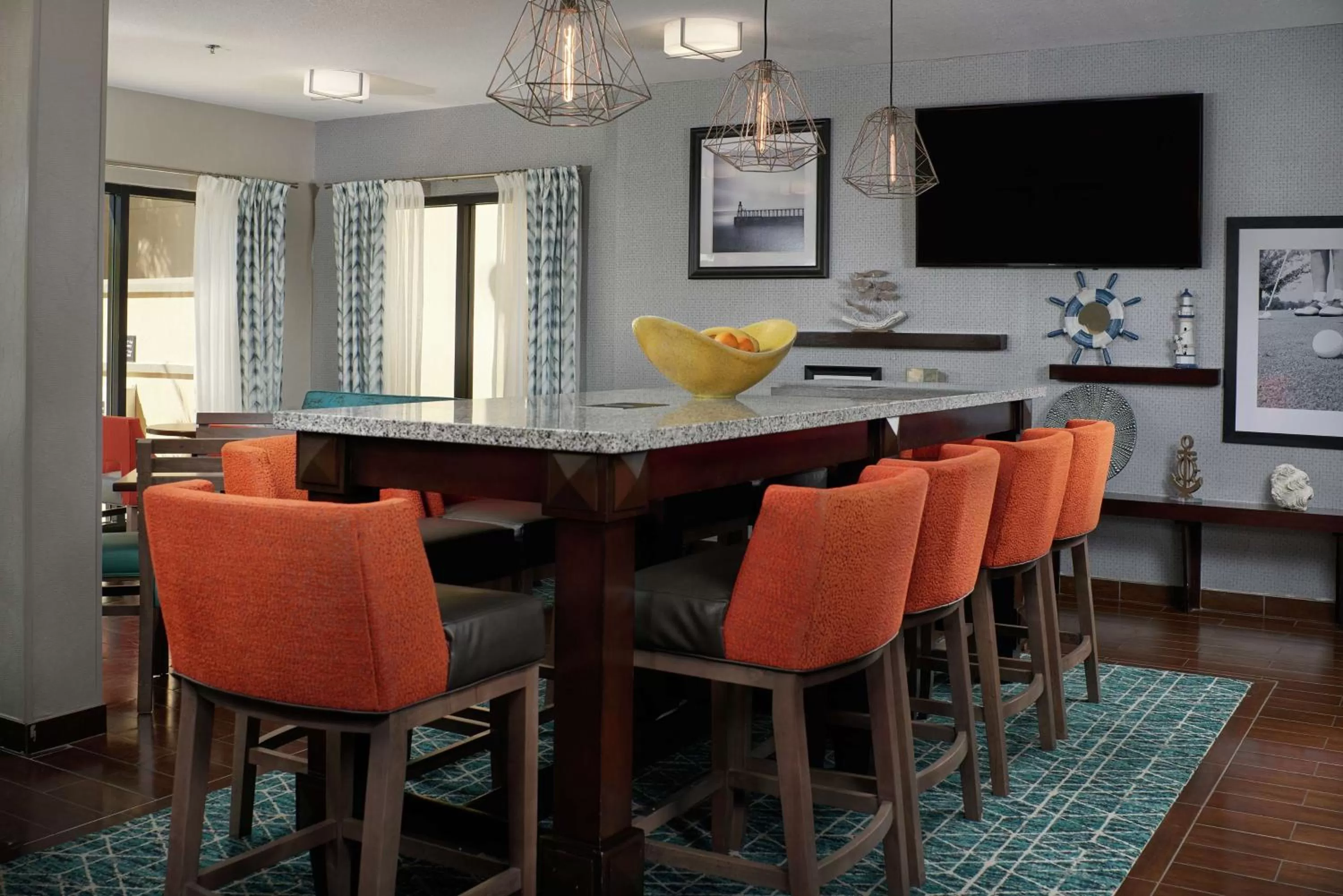 Lobby or reception in Hampton Inn Juno Beach
