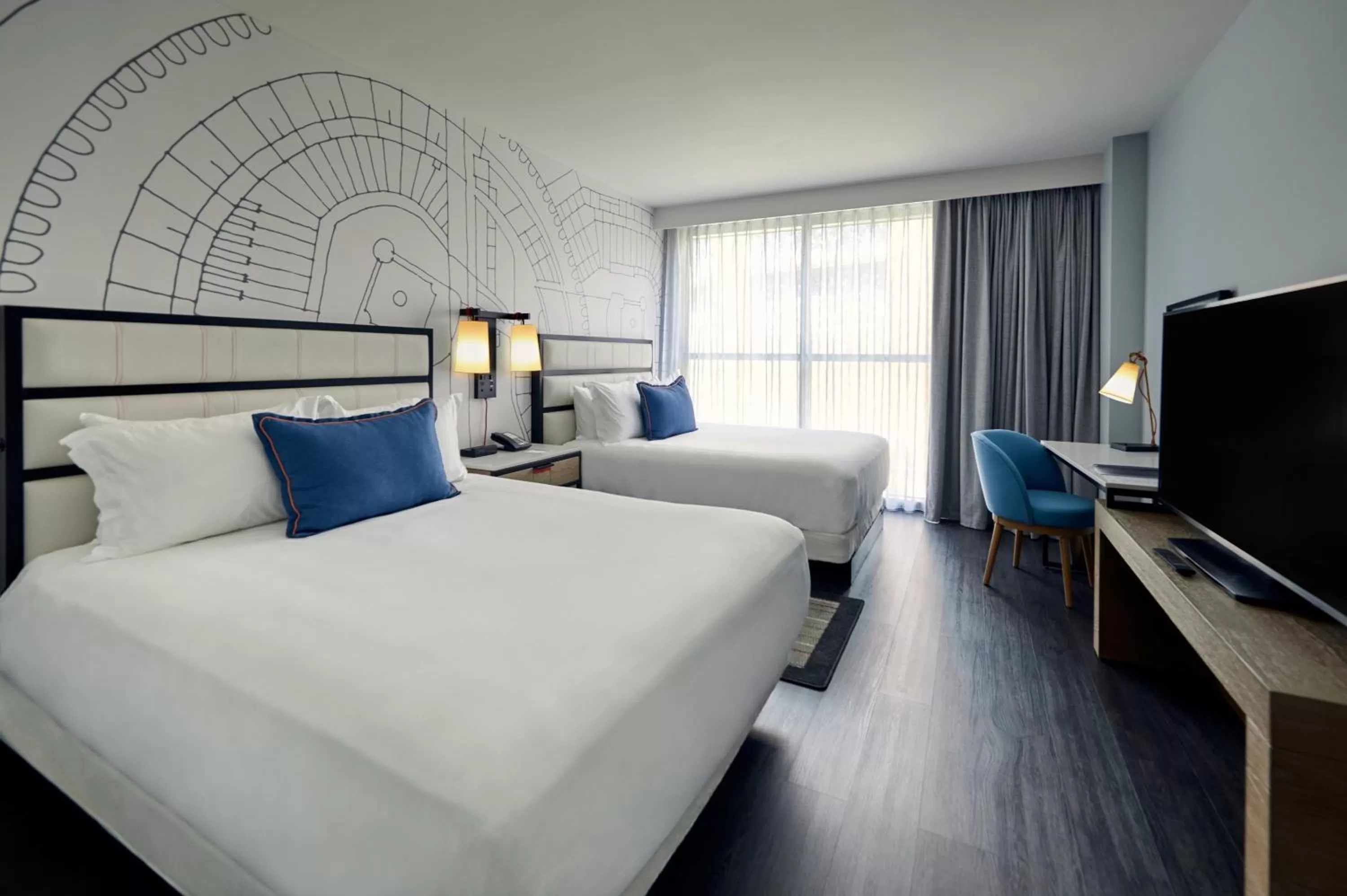 Queen Room with Two Queen Beds in Live! by Loews - St. Louis