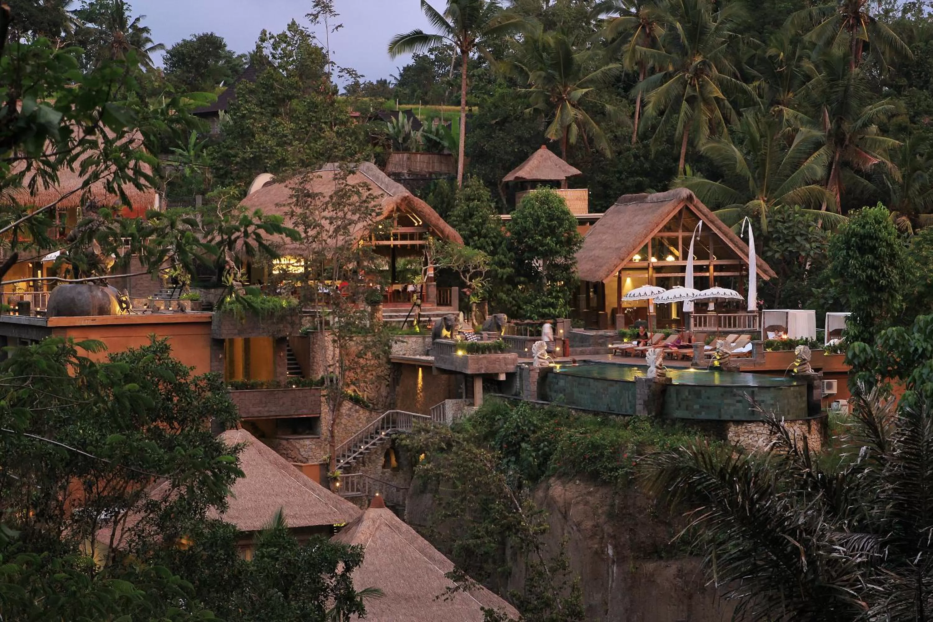 Bird's eye view in The Kayon Resort