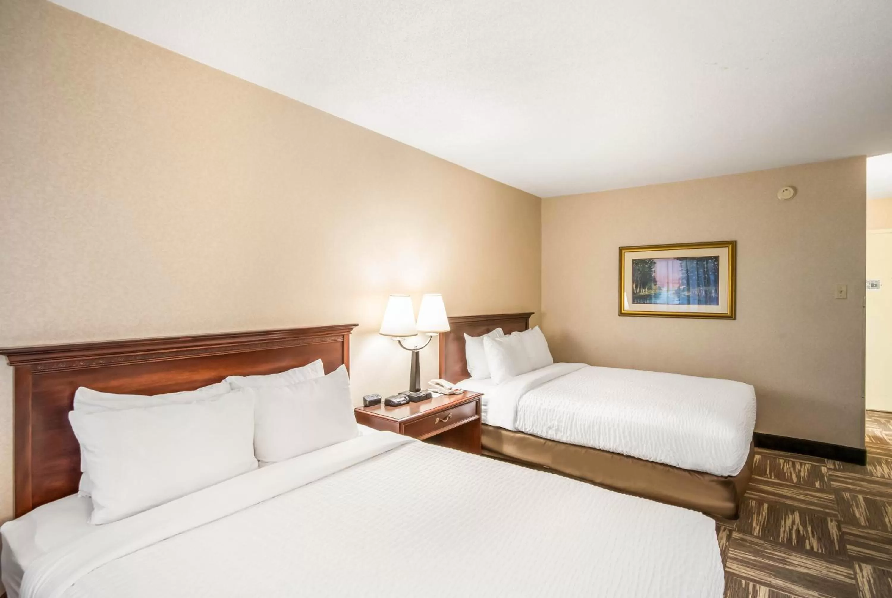 Double Room with Two Double Beds and Roll-In Shower - Accessible/Non-Smoking in Clarion Inn Grand Junction Airport