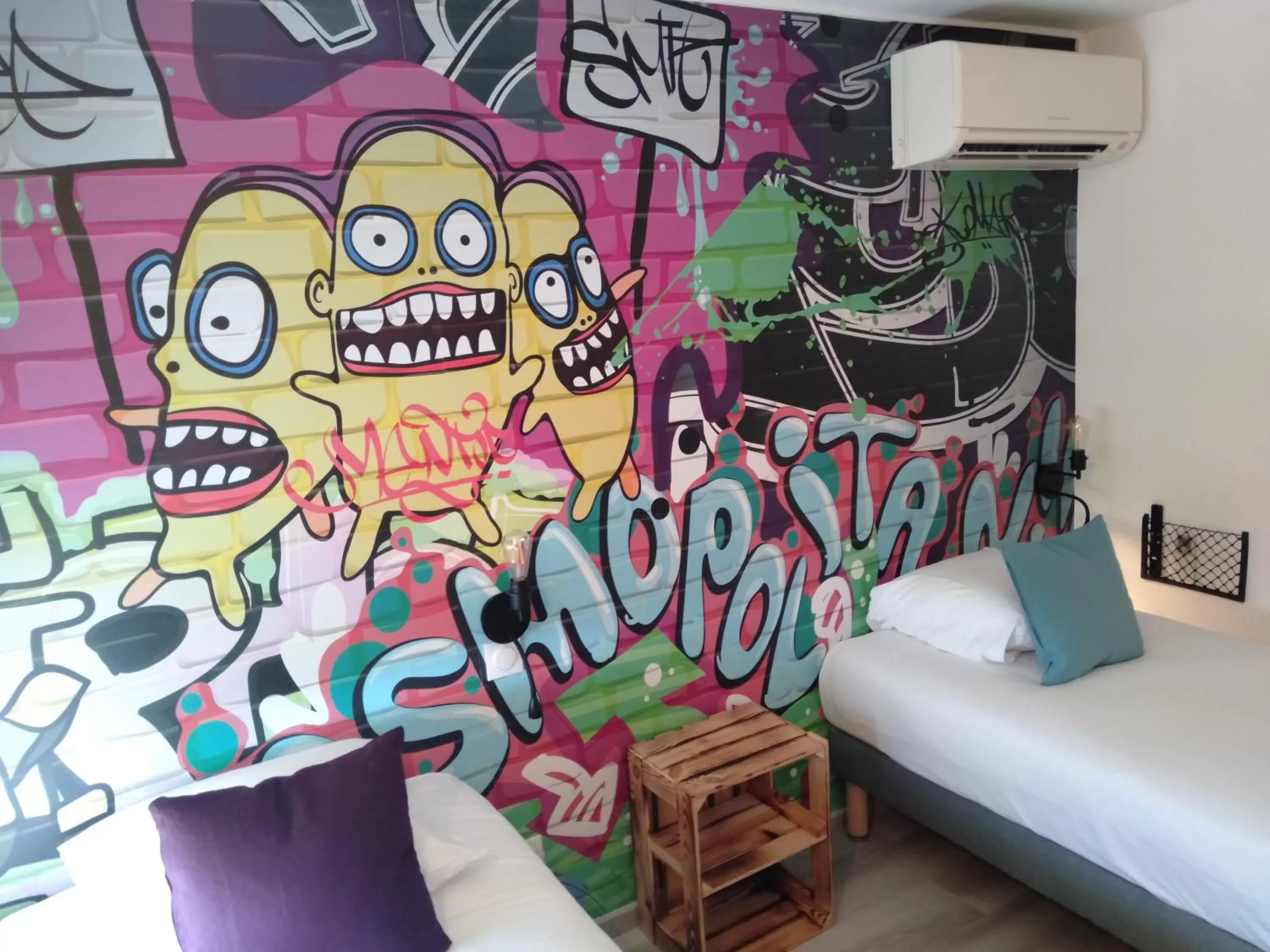 Twin Room in Urban Style Arl HOTEL