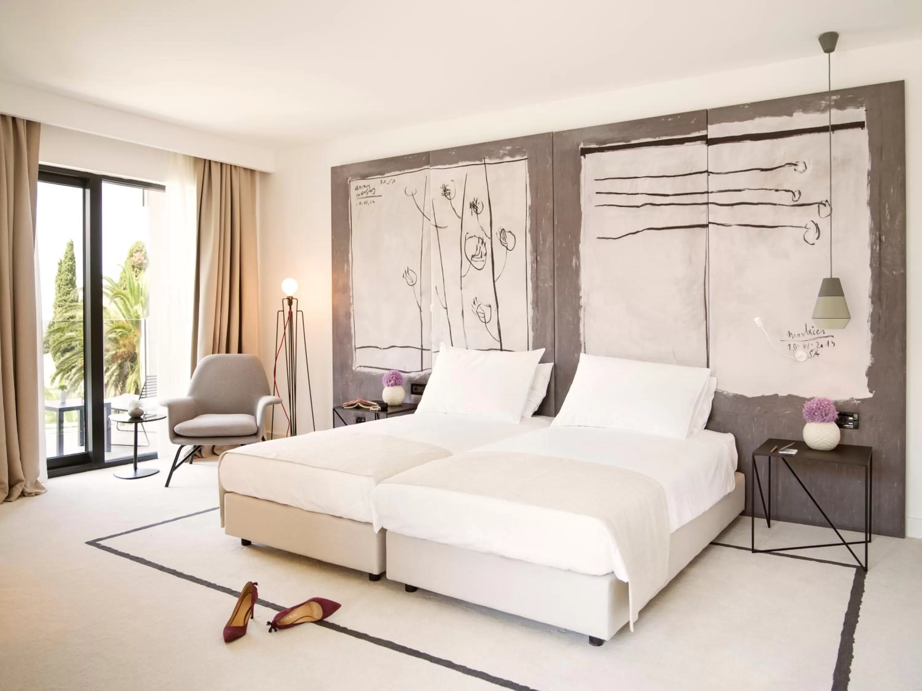 Premium Double Room with Balcony and Sea View in Hotel Kompas