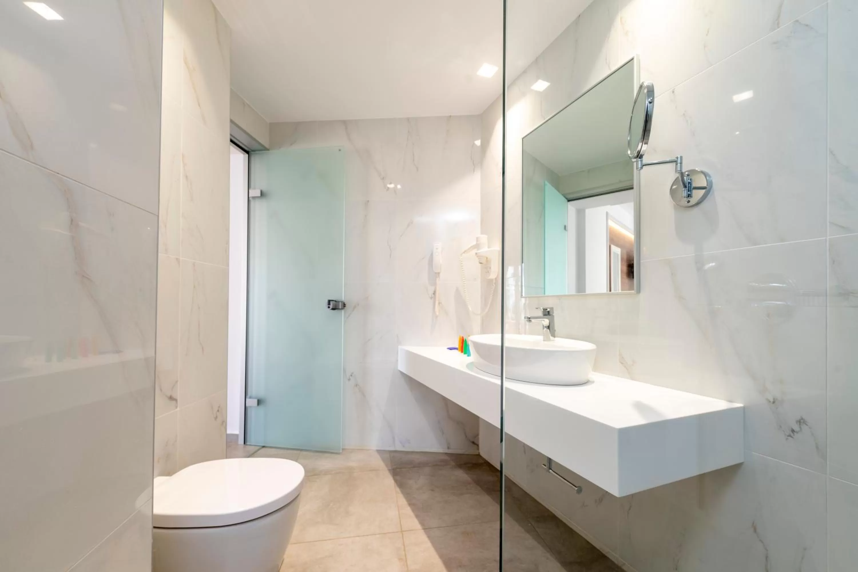 Shower in Apollon Hotel