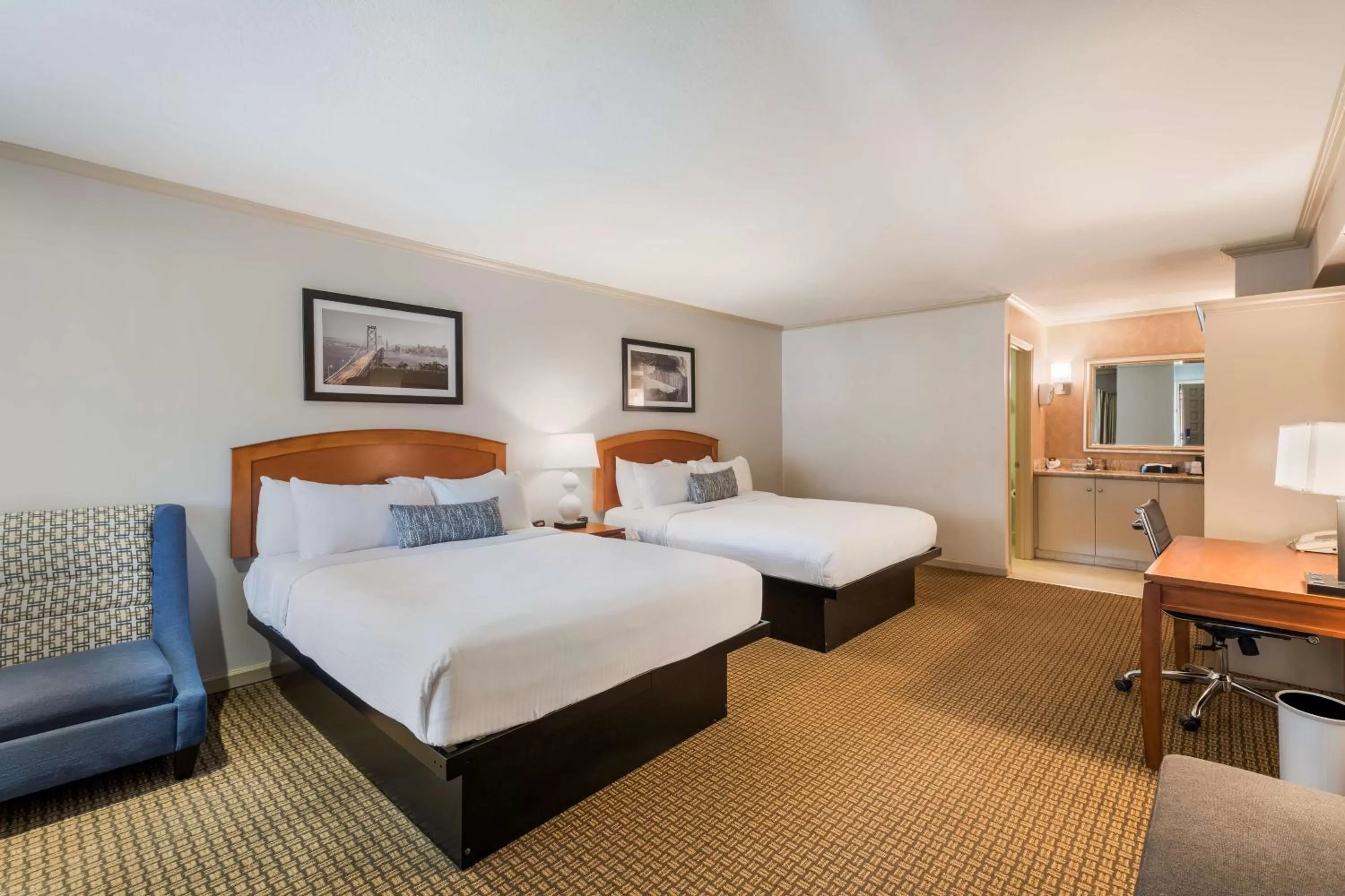 Queen Room with Two Queen Beds in SureStay Plus Hotel by Best Western Mountain View