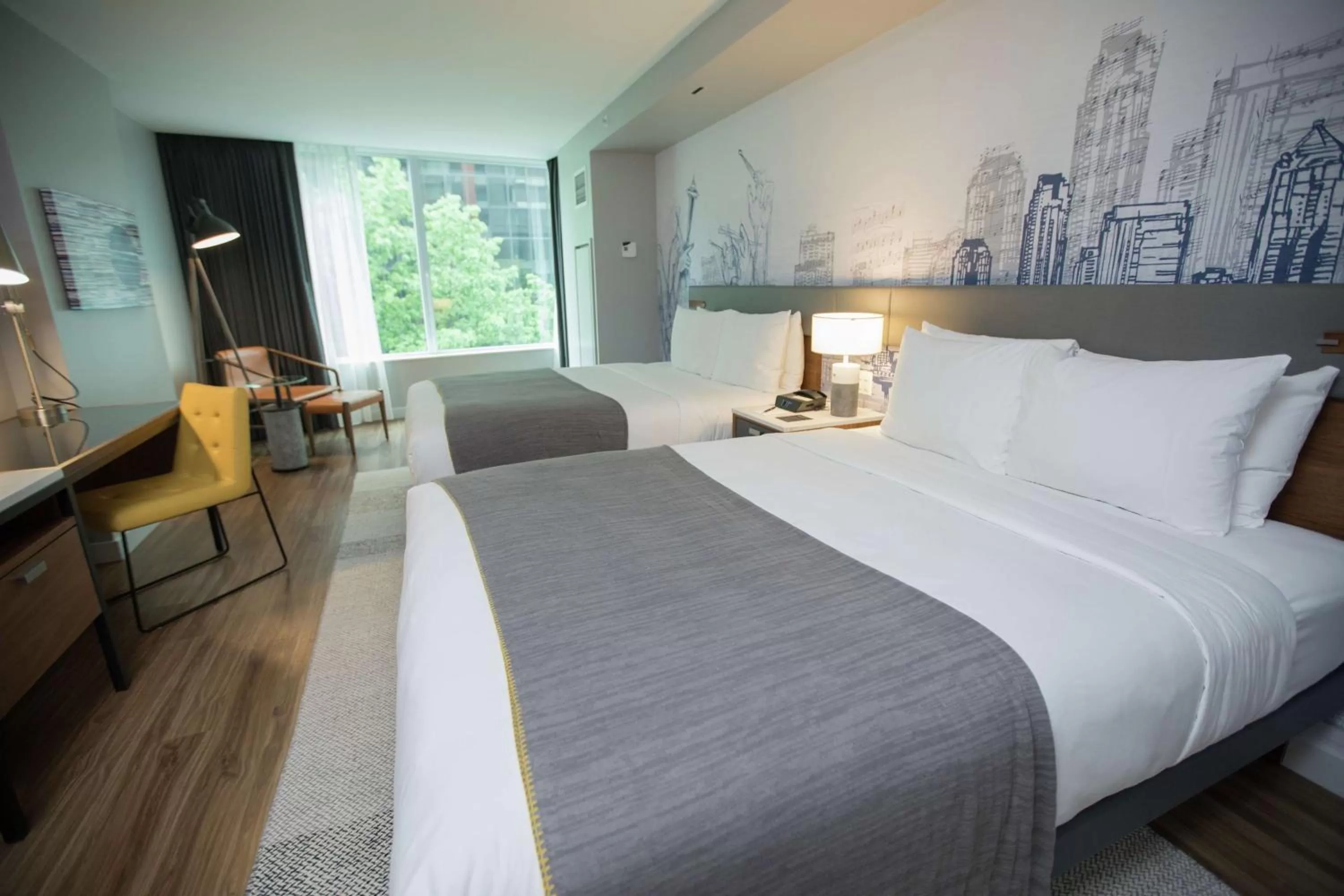 Queen Room with Two Queen Beds in The Sound Hotel Seattle Belltown, Tapestry Collection