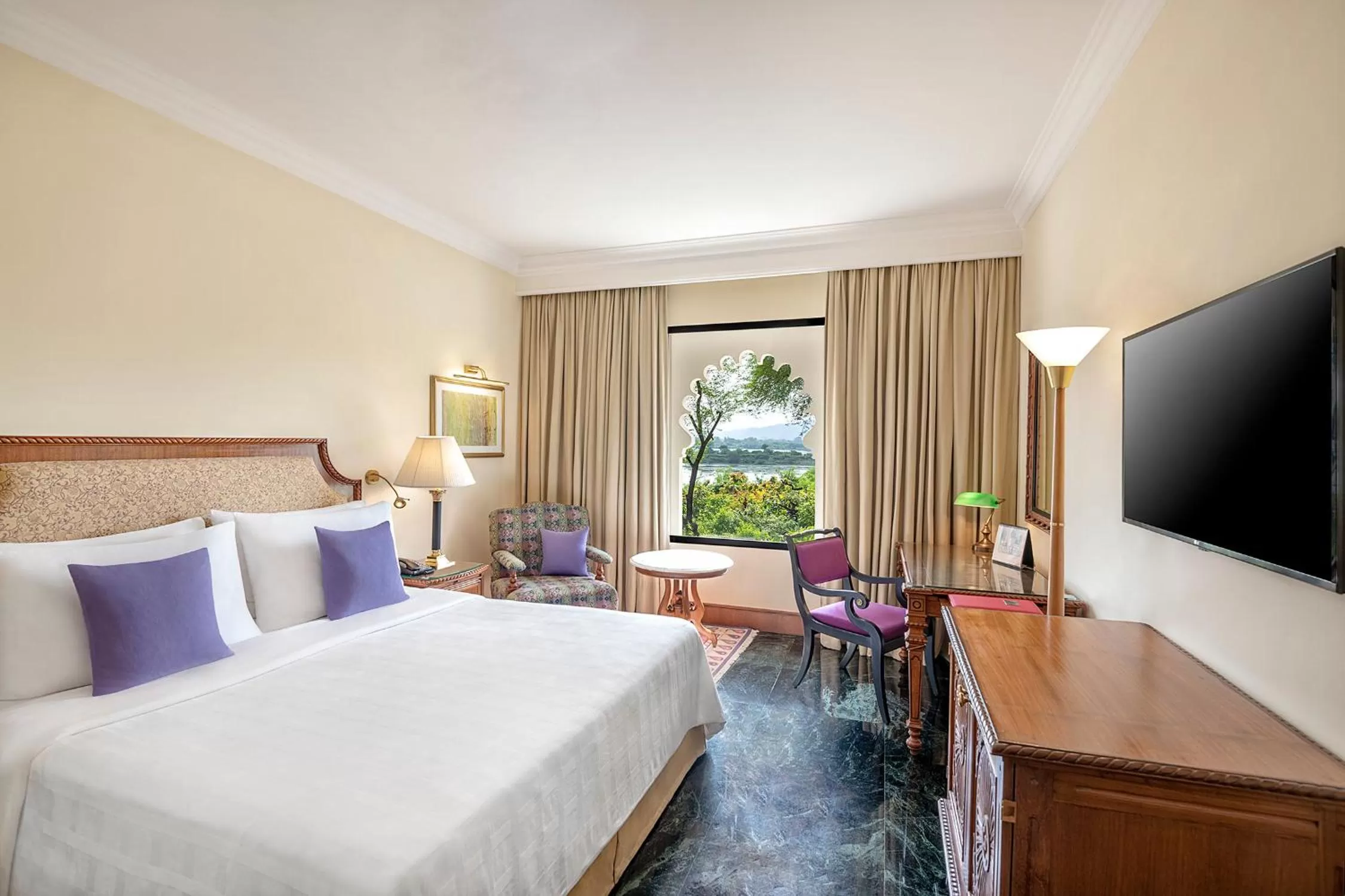 Deluxe Twin Room with Pool View in Trident Udaipur