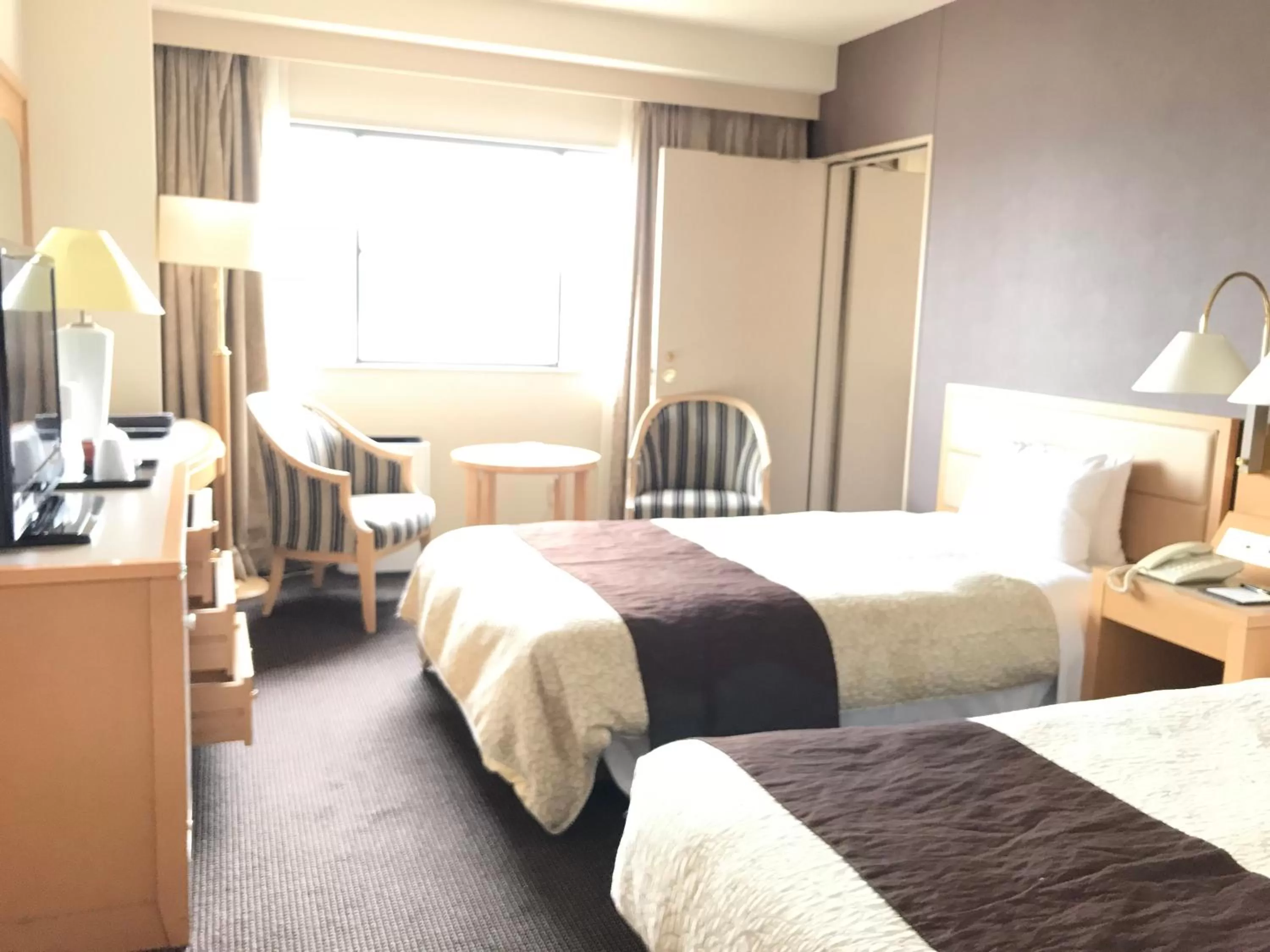 Twin Room with River View - single occupancy - Non-Smoking in Numazu River Side Hotel