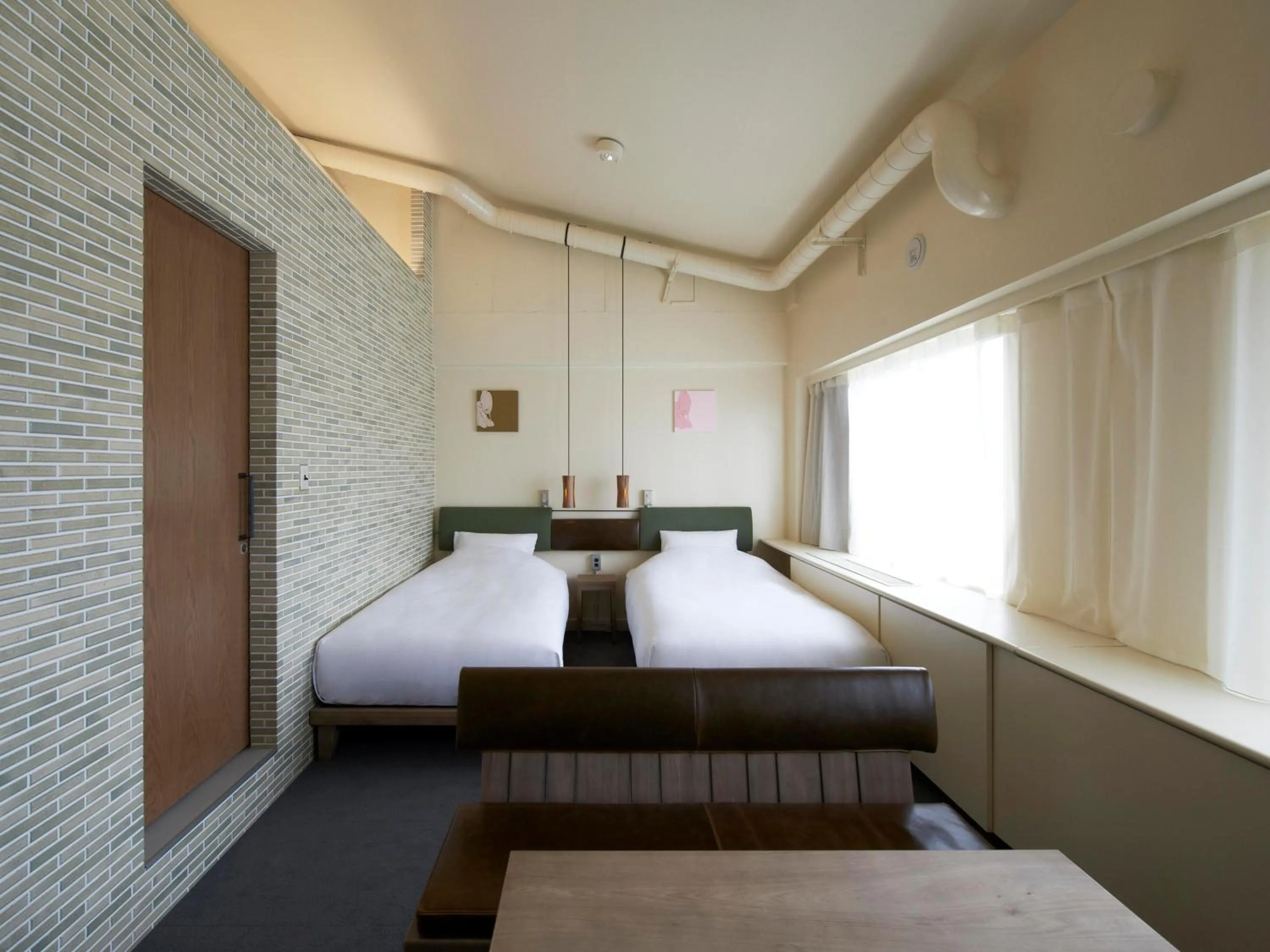 North Wing Twin Room - single occupancy - Non-Smoking in Hotel Anteroom Kyoto