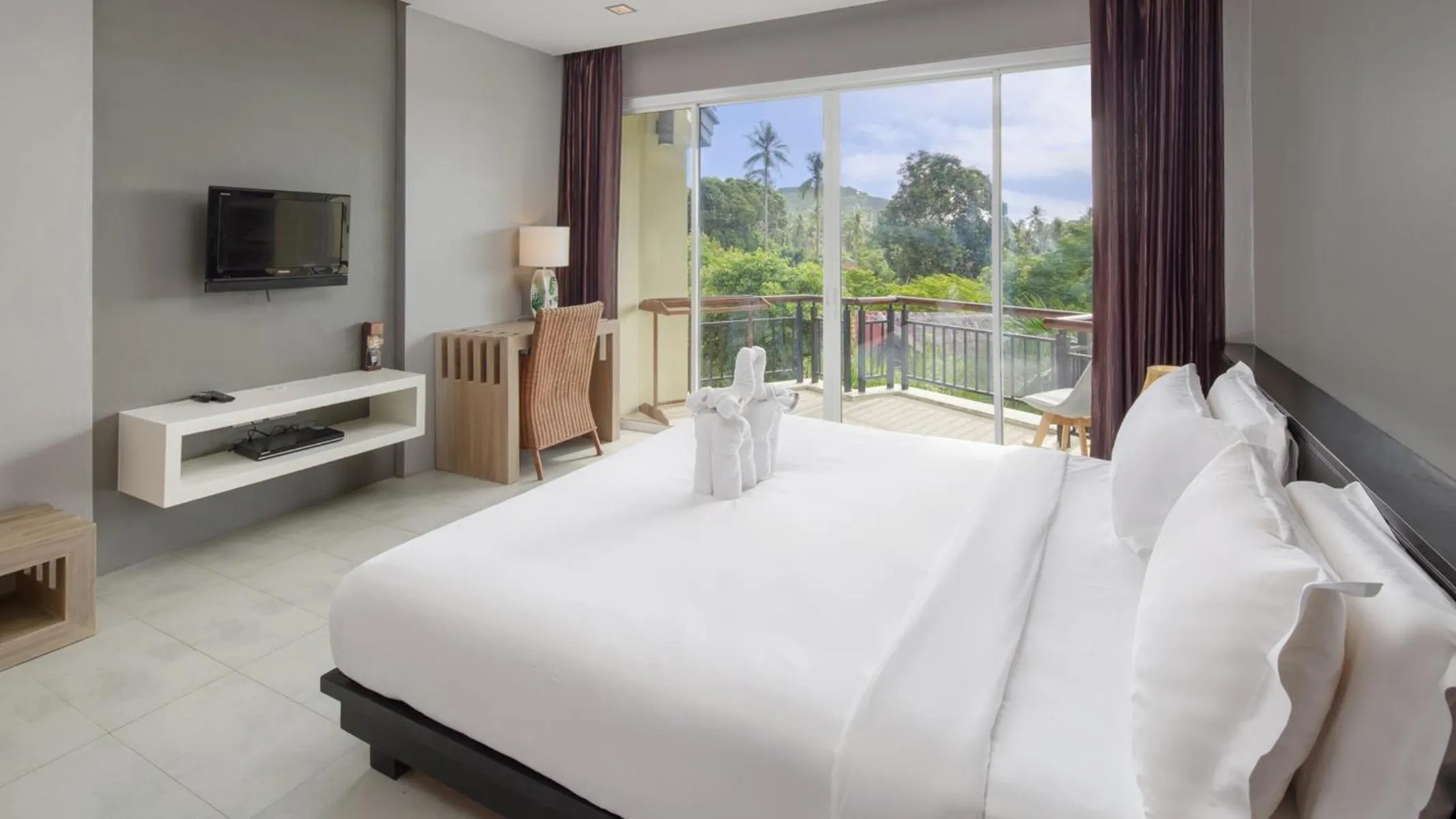 Deluxe Room with Pool View in Panalee Koh Samui Resort - SHA Plus