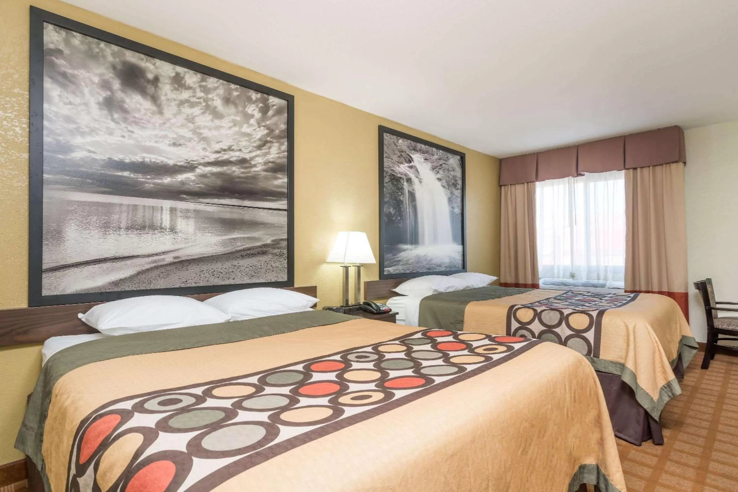 Queen Room with Two Queen Beds - Non-Smoking in Super 8 by Wyndham Rice Lake