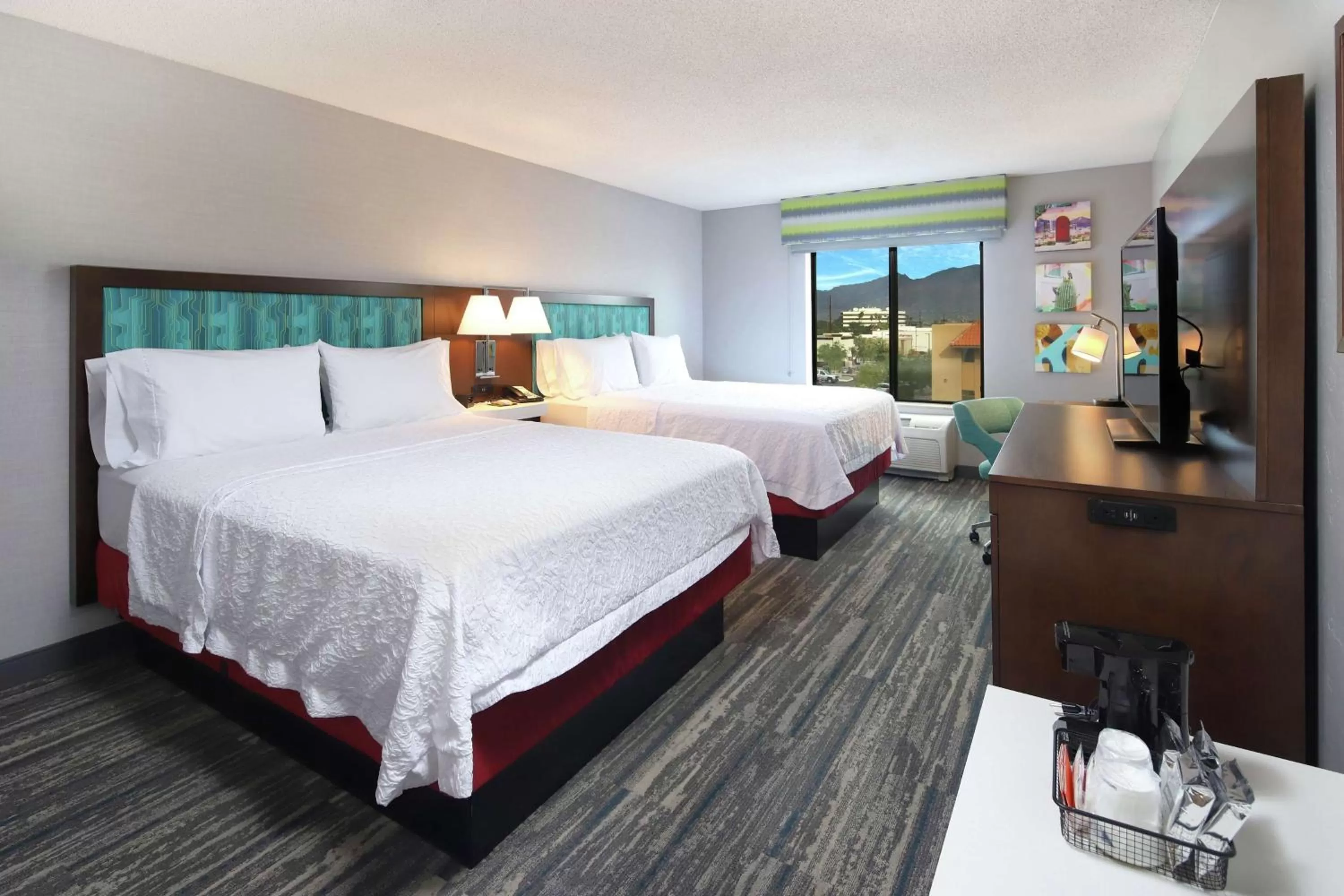 Queen Room with Two Queen Beds - Mobility and Hearing Access/Non-Smoking in Hampton Inn & Suites Tucson East