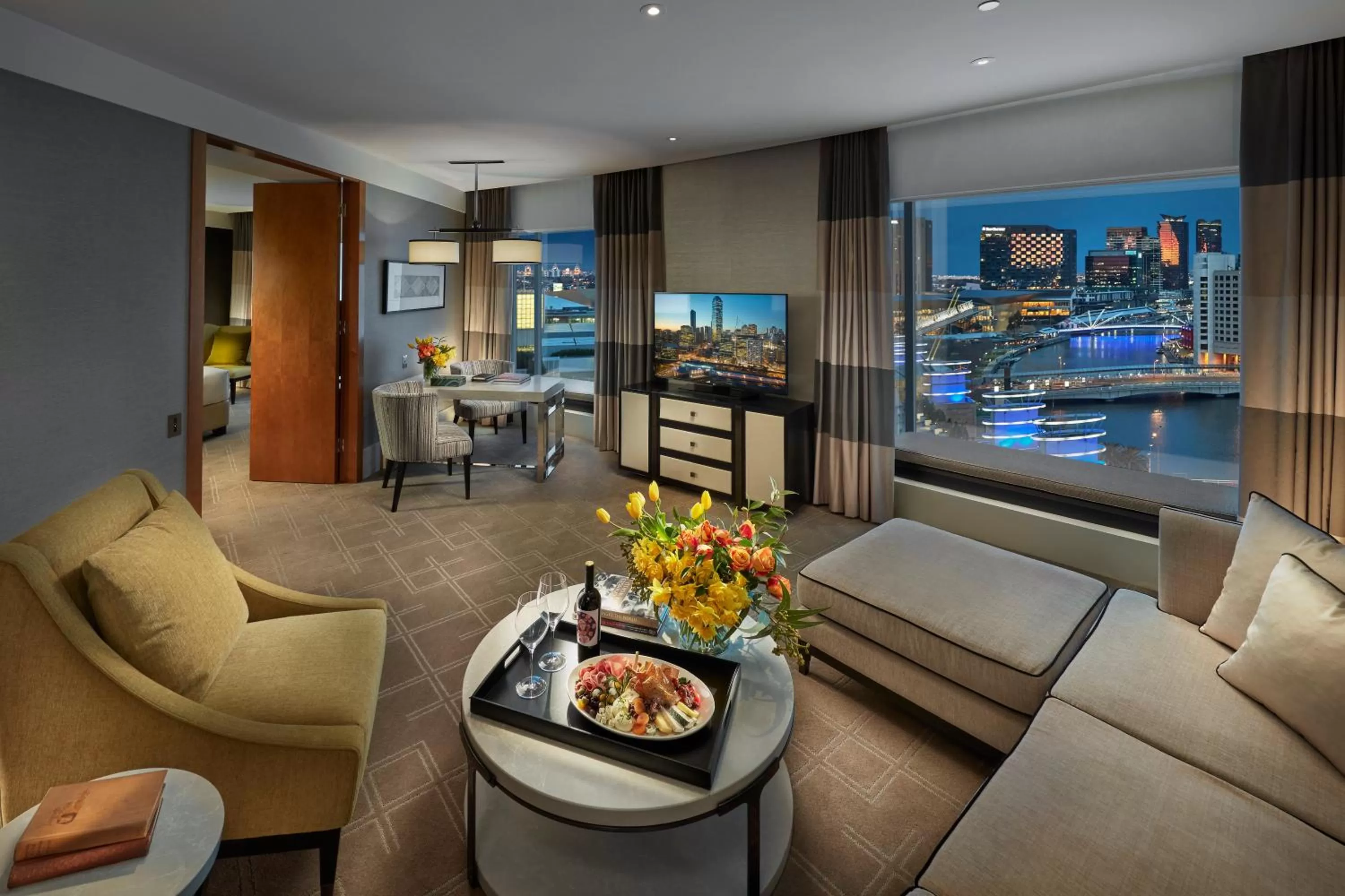 Executive Suite with Club Lounge Access in Crown Towers Melbourne