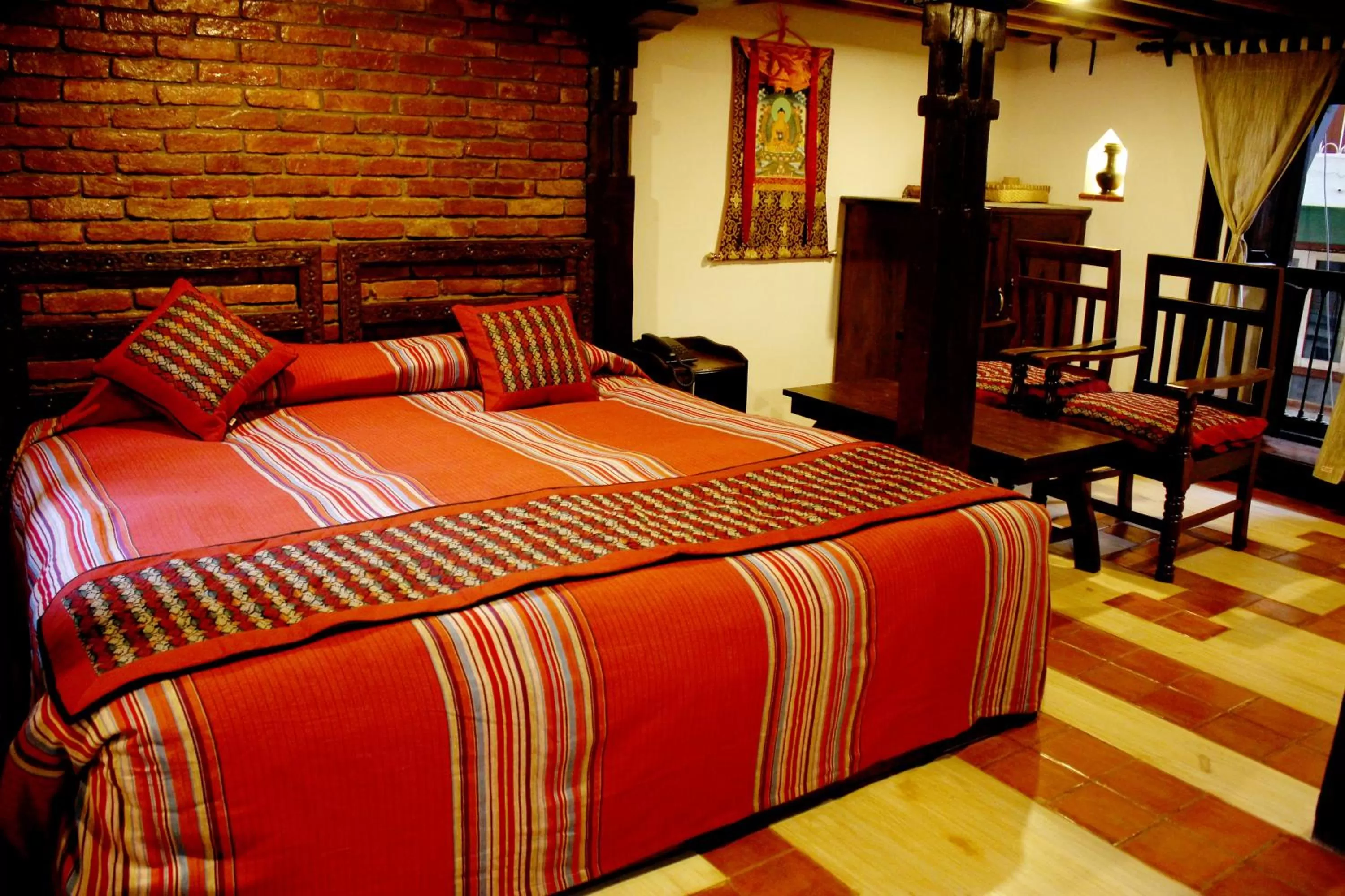 Deluxe Double or Twin Room with Balcony - single occupancy in Temple House