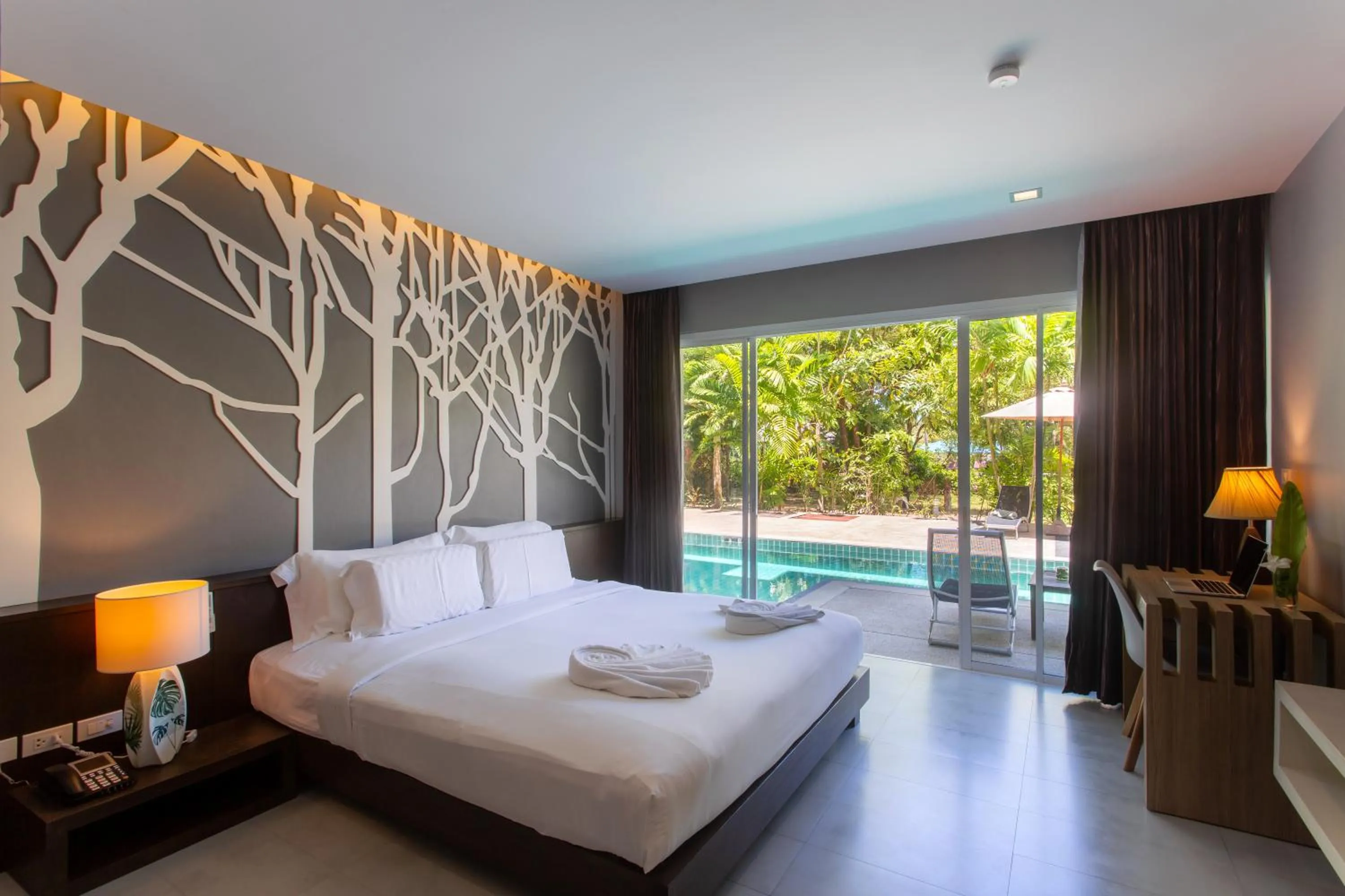 Deluxe Double Room with Pool Access in Panalee Koh Samui Resort - SHA Plus