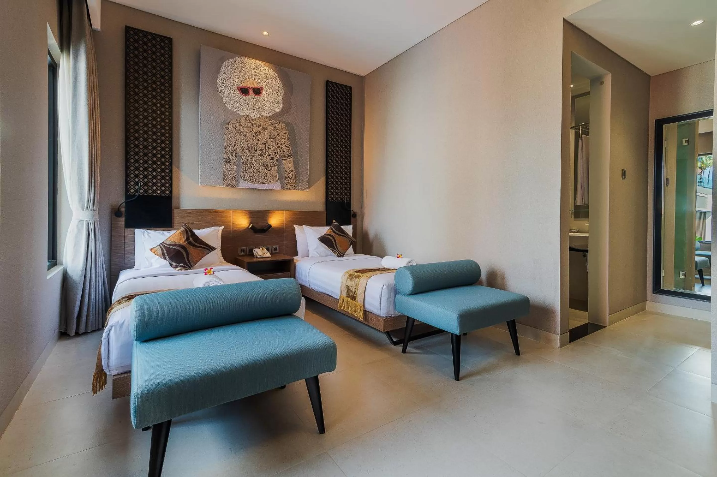 Deluxe Twin Room in Padmasari Resort Lovina