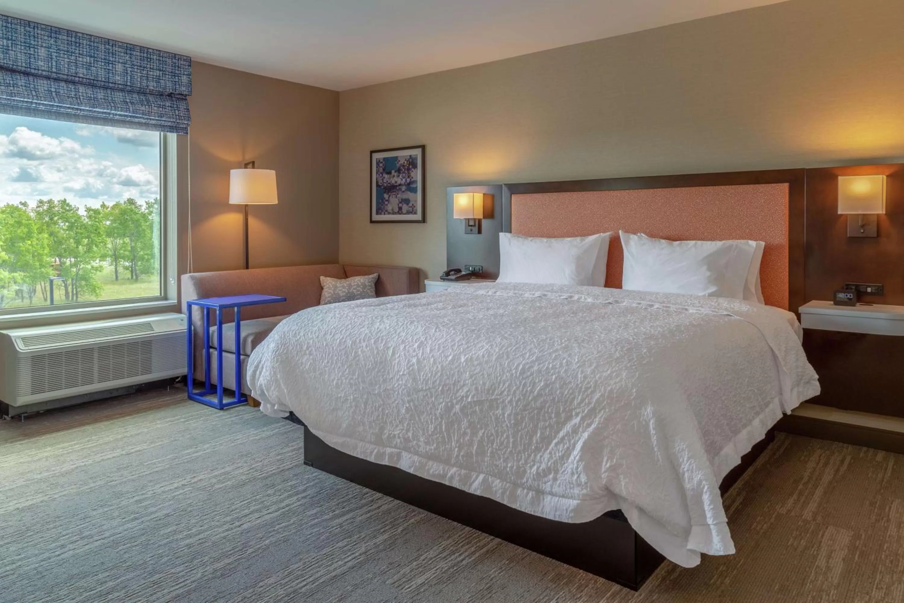 Living room, Bed in Hampton Inn Bourbonnais Kankakee