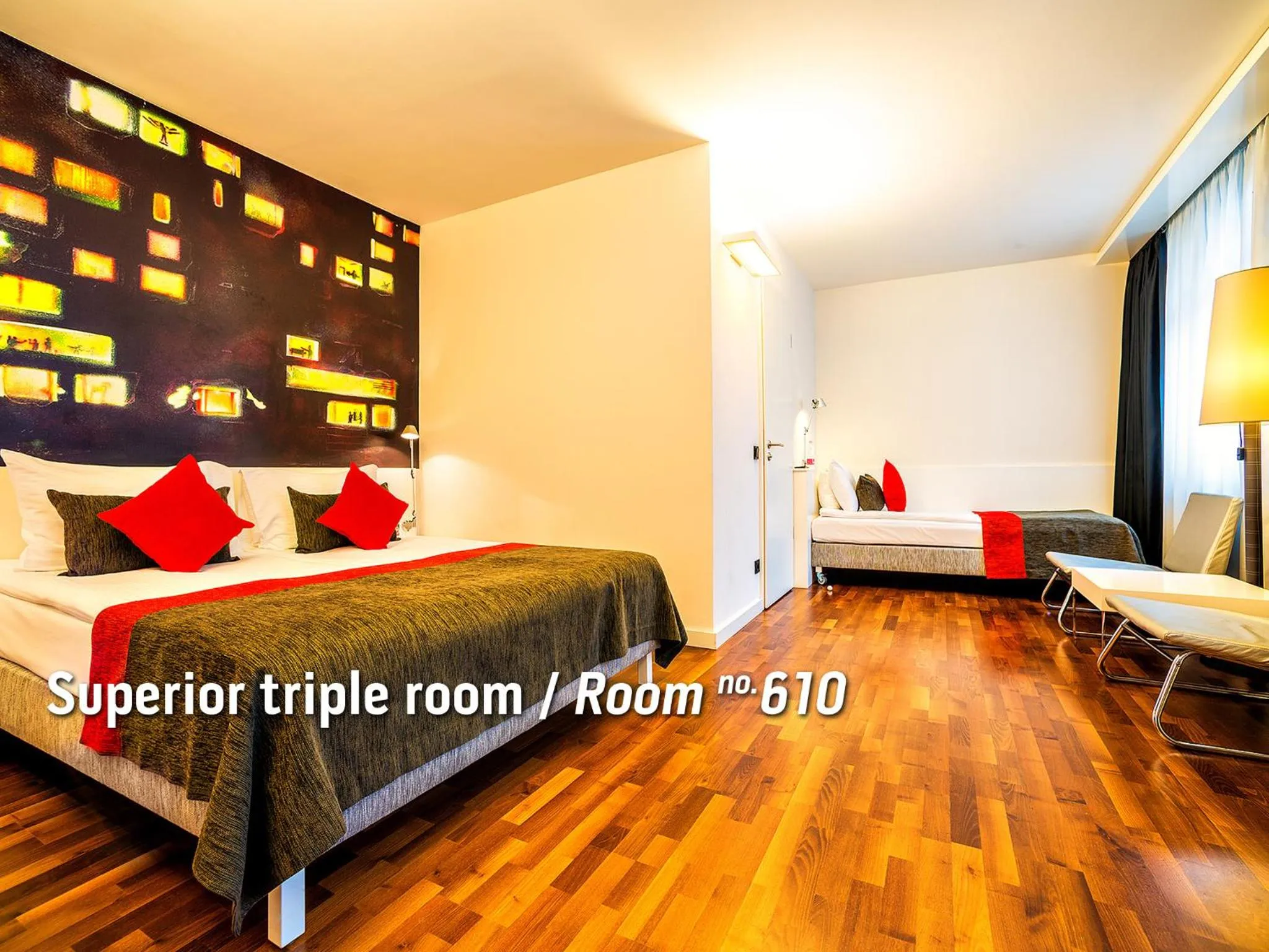 Superior Triple Room in Bohem Art Hotel