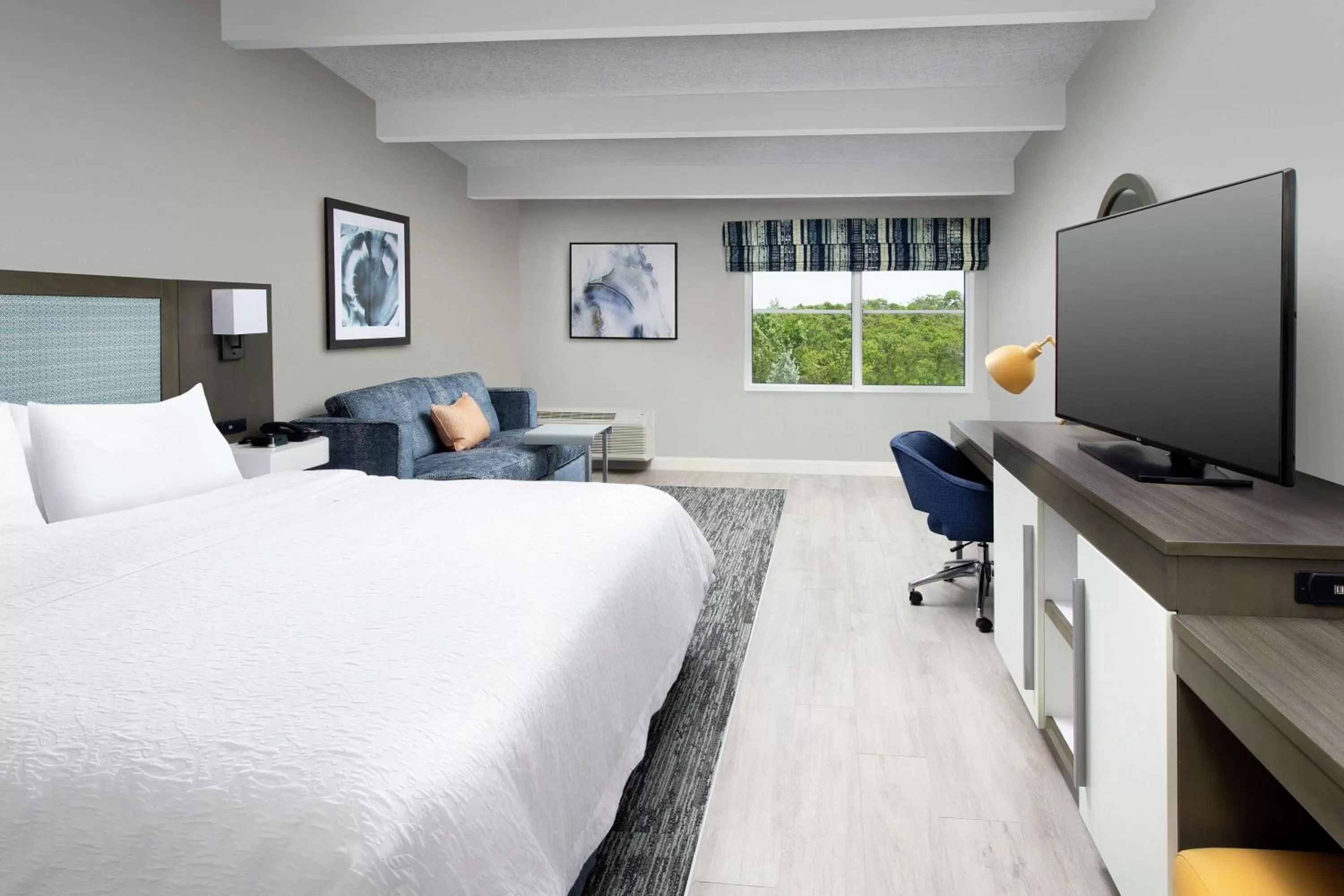 King Room with Sofa Bed - Hearing Accessible/Non-Smoking in Hampton Inn Marathon - Florida Keys