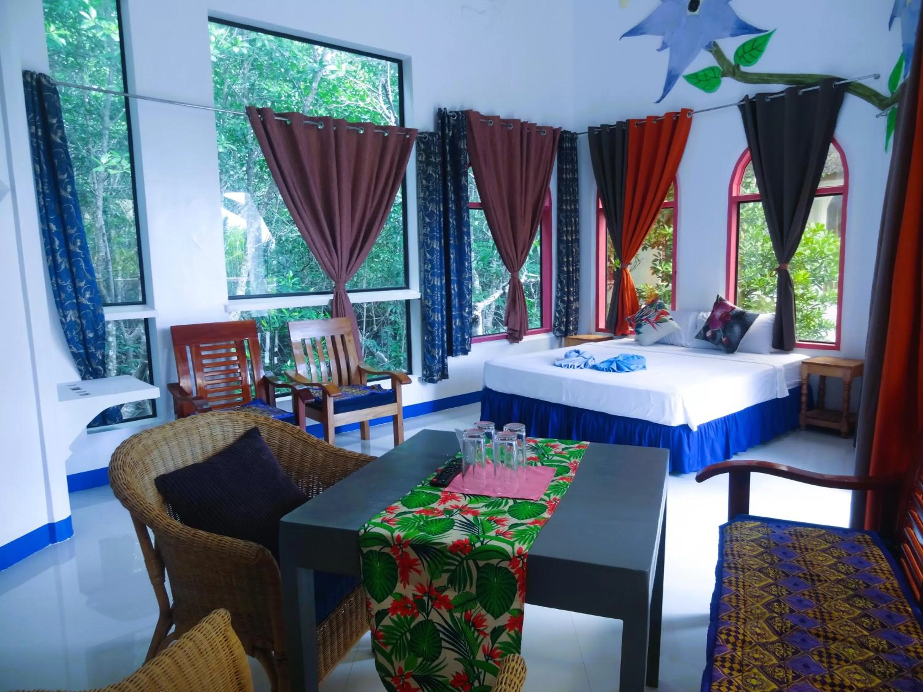 Quadruple Room with Sea View in MG Chateau Resort