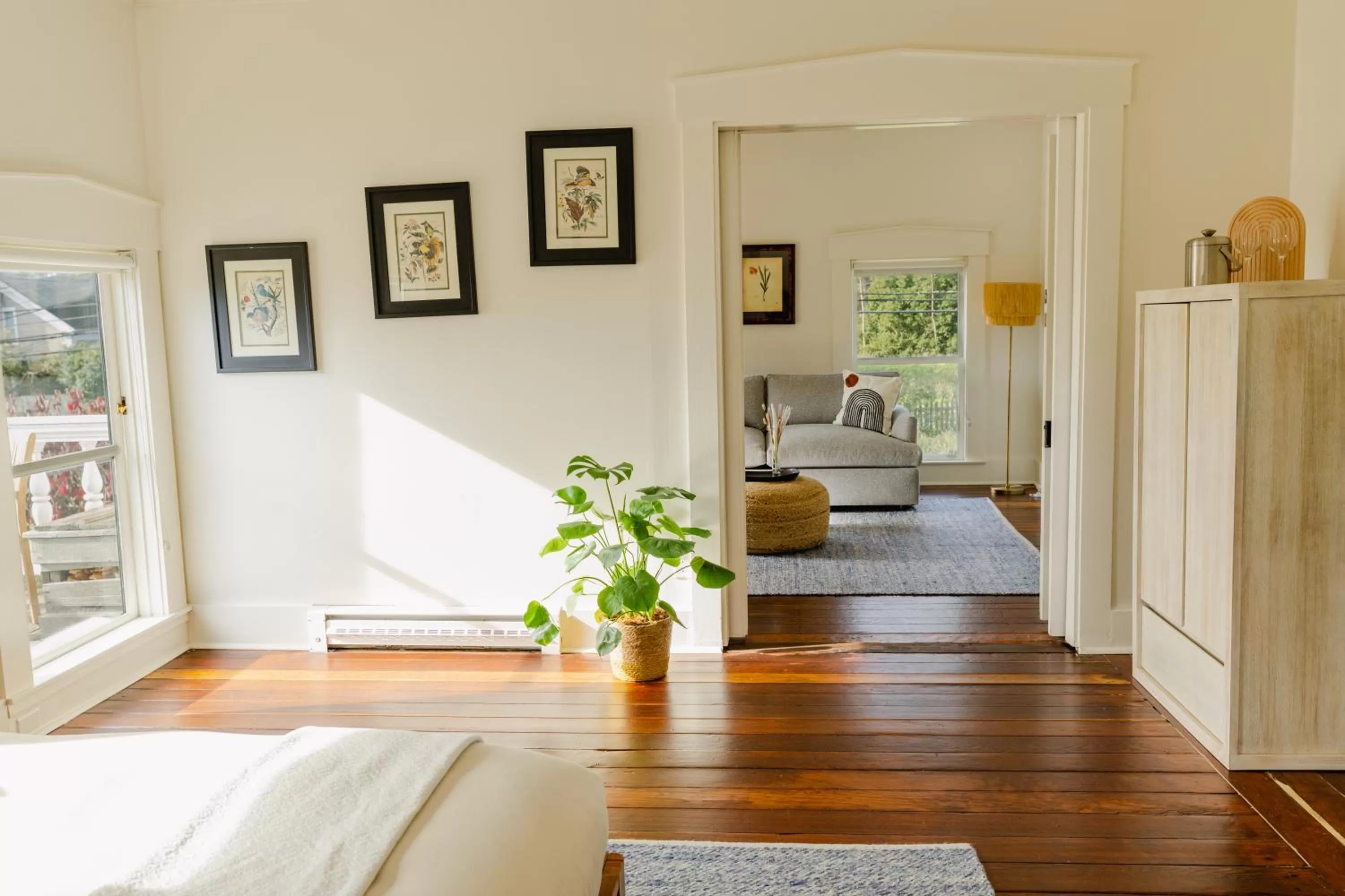 Two Room Queen Suite with Ocean View and Balcony in SCP Mendocino Inn and Farm