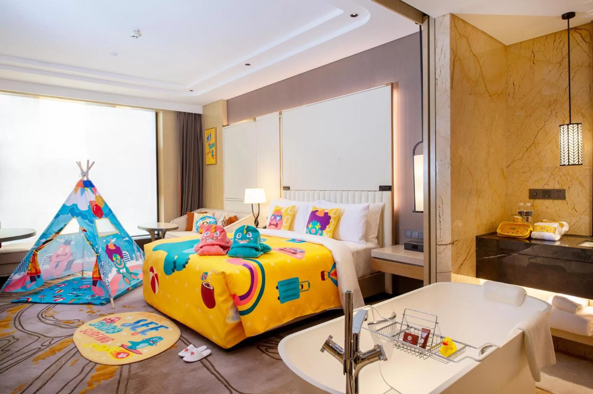 Kiki Dino Themed Kids Room in Conrad Tianjin