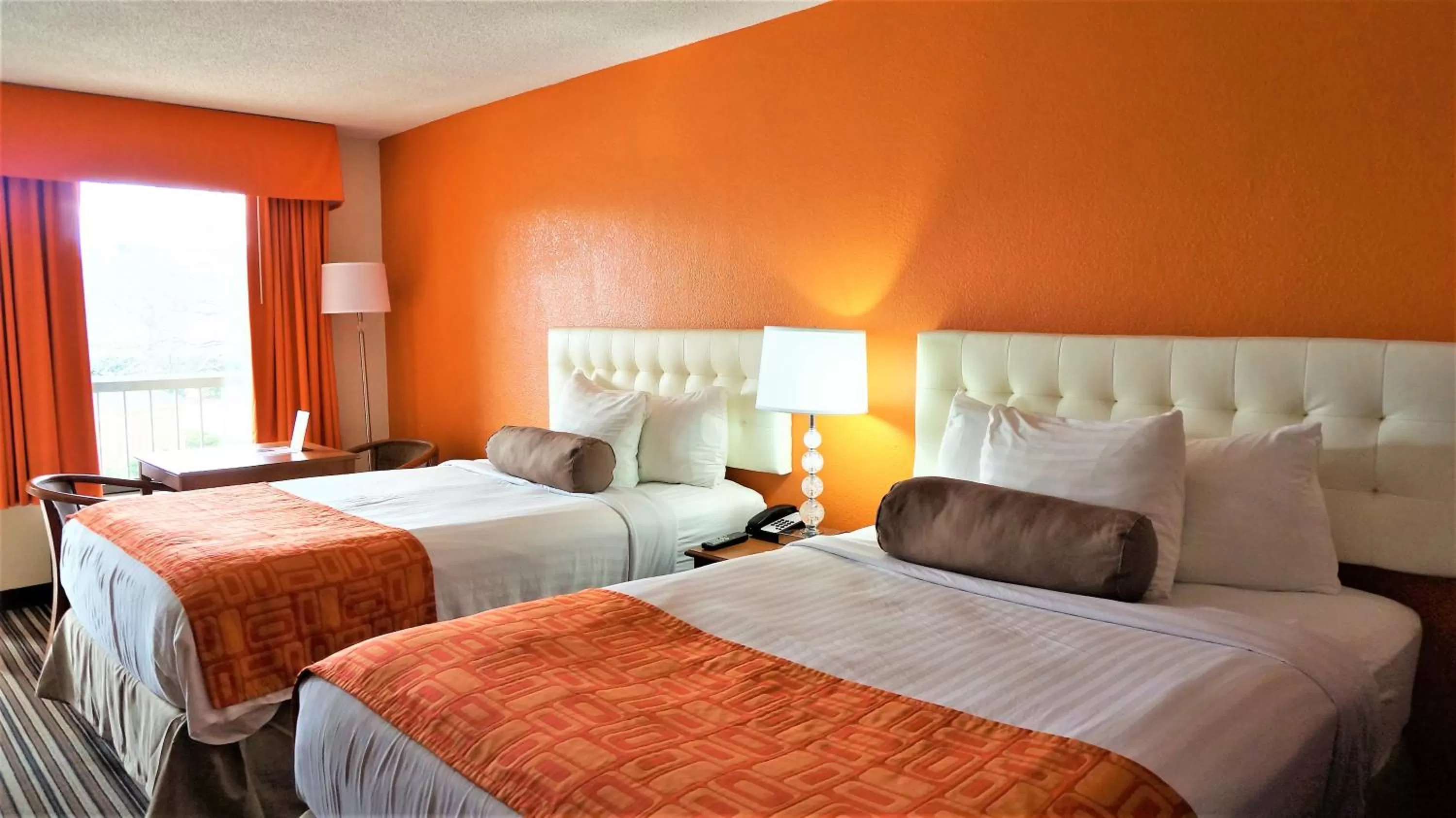 Double Room with Two Double Beds - Non-Smoking in Howard Johnson by Wyndham Greensboro Near the Coliseum