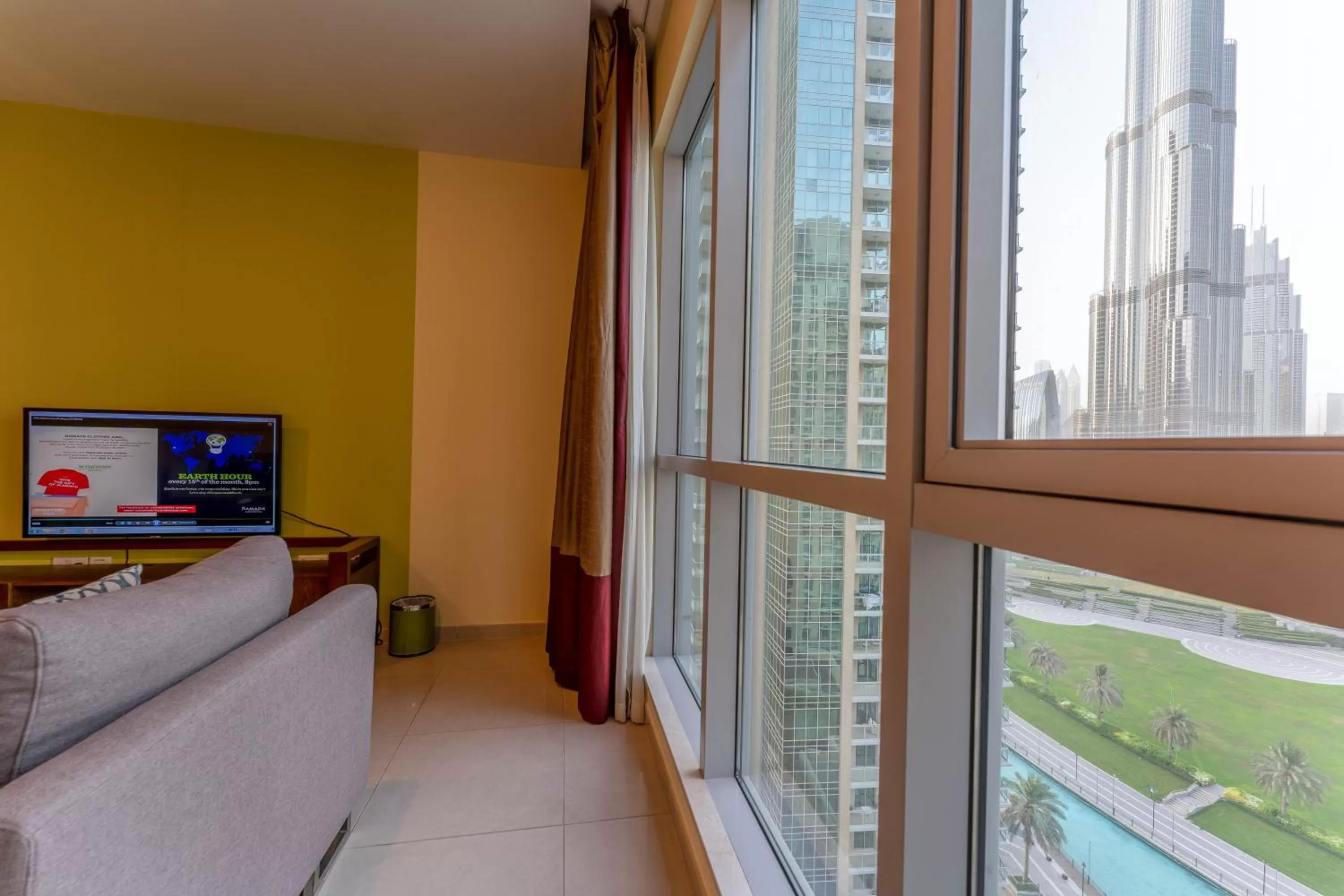 2 Bedroom, Balcony Burj Khalifa View, Smoking in Ramada by Wyndham Downtown Dubai