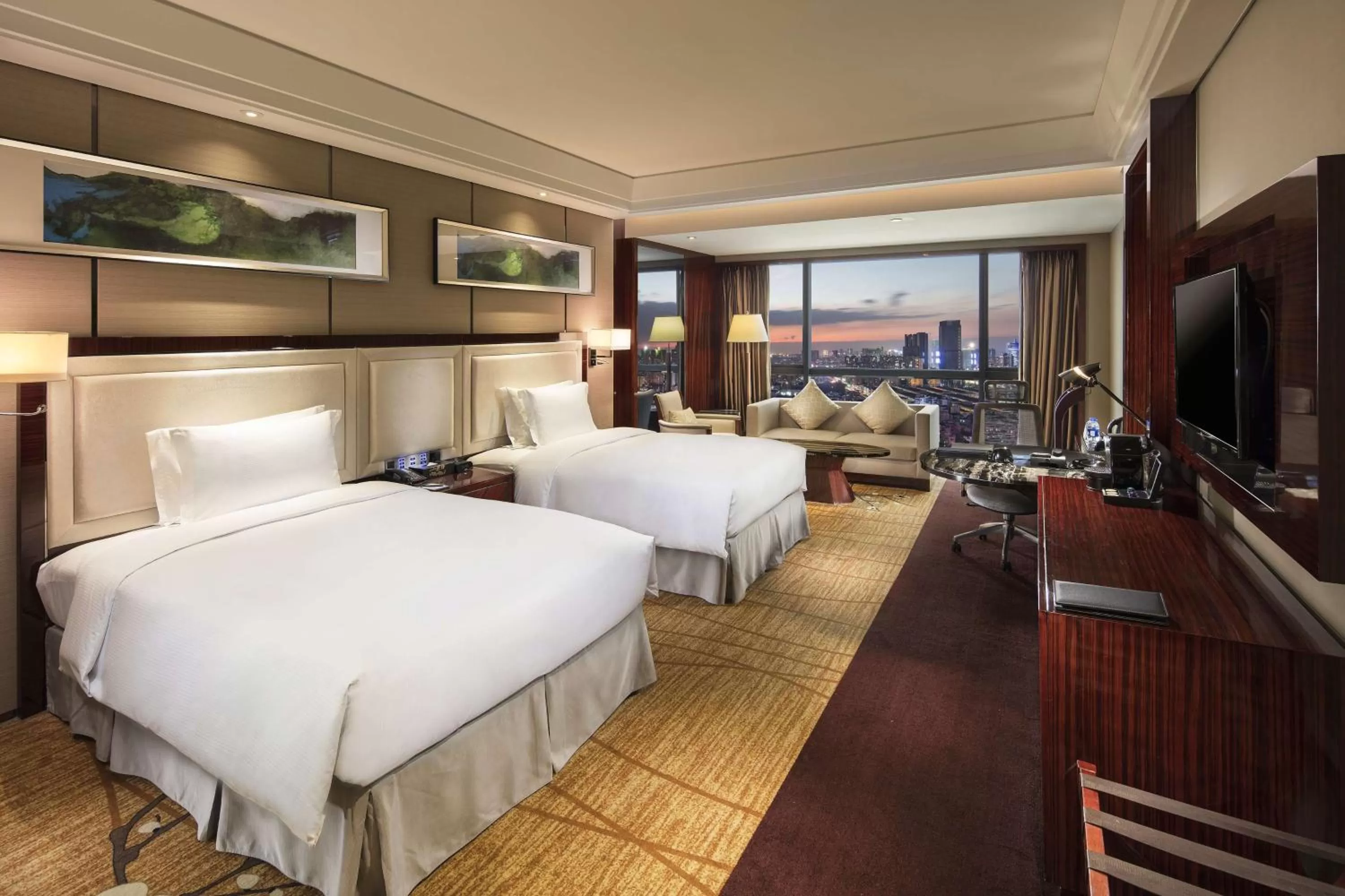 Executive Twin Room - Lounge Access in Hilton Foshan