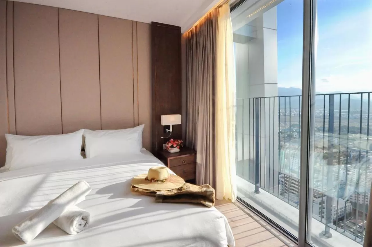 Double Room with Balcony in PANORAMA CENTRAL NHA TRANG- Vietnam's highest infinitive rooftop pool