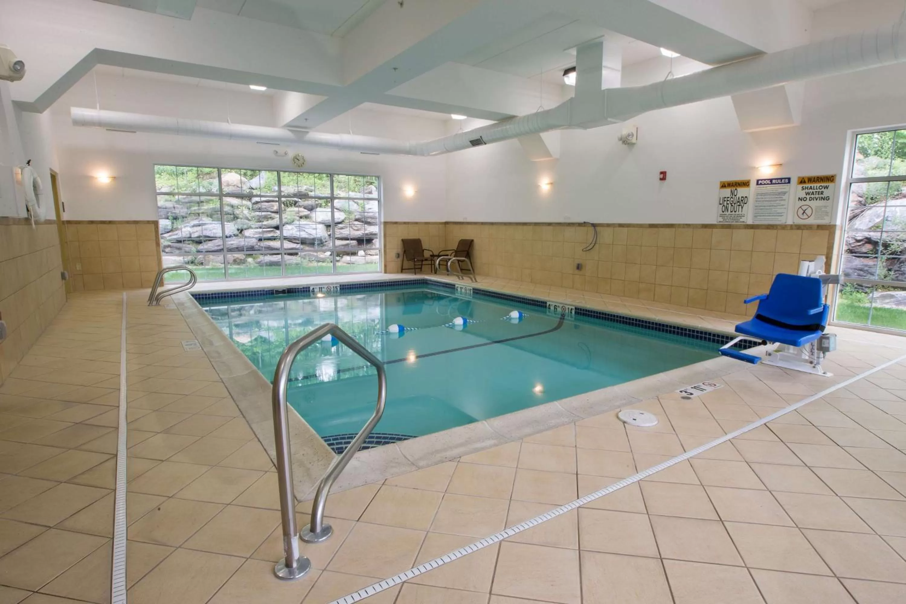 Pool view in Hampton Inn & Suites Berkshires-Lenox