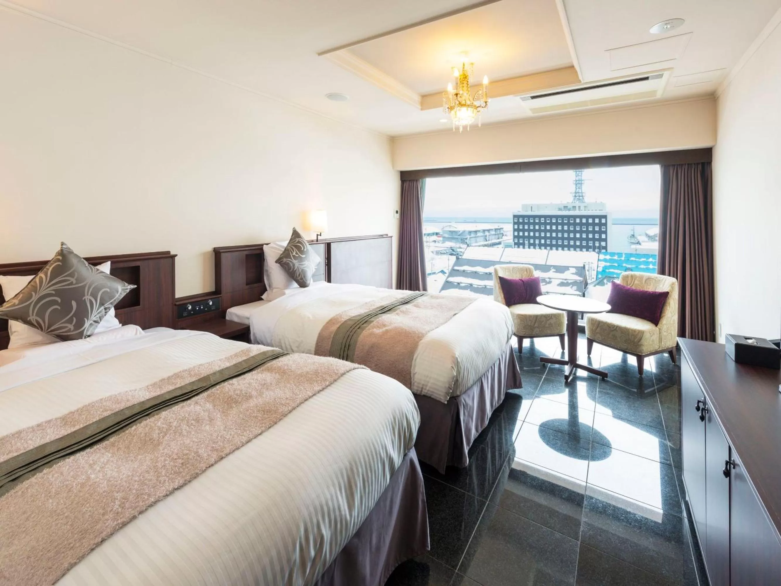 Large Twin Room B - single occupancy - Non-Smoking in Hotel Sonia Otaru