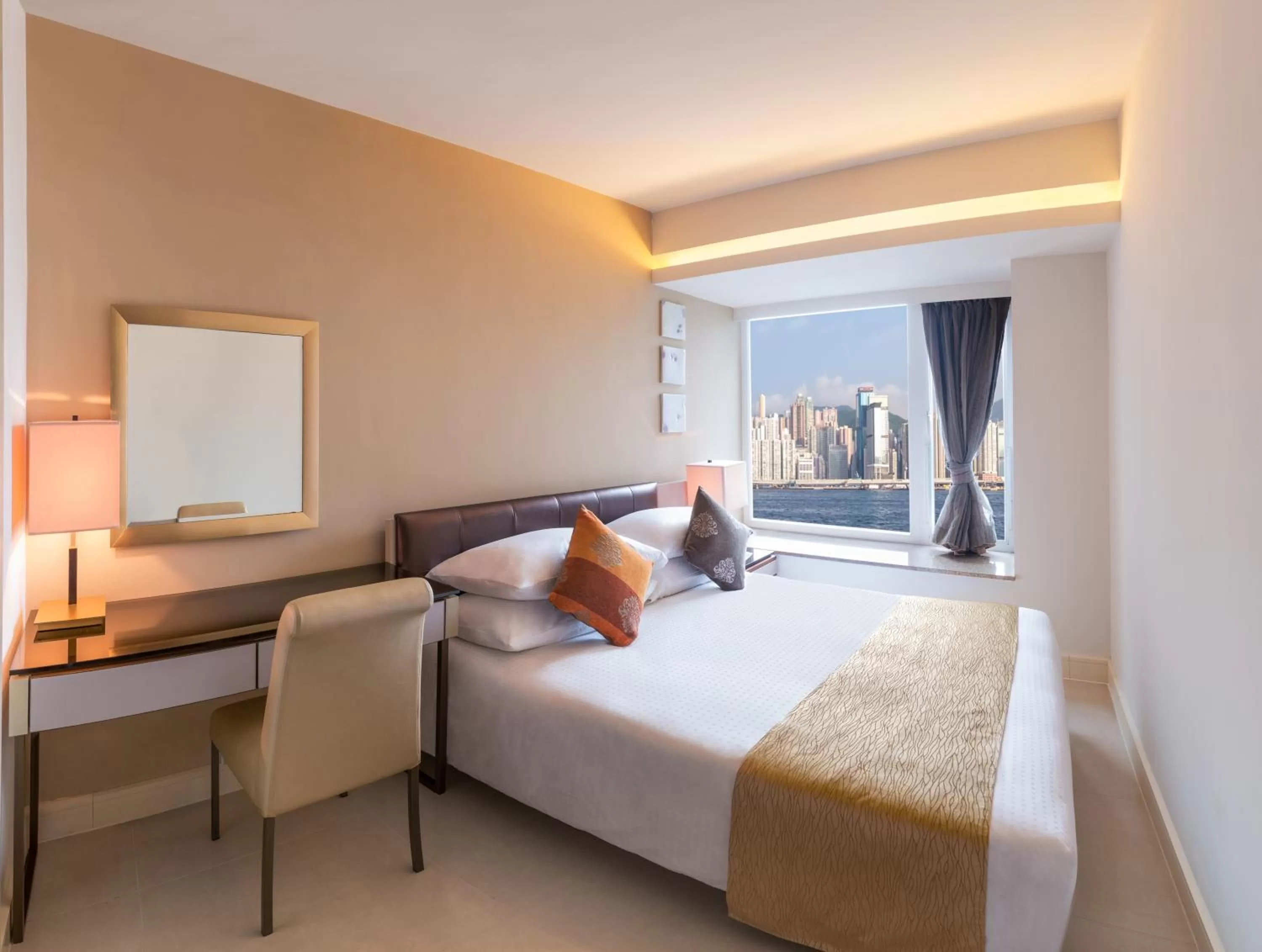 Two-Bedroom Suite with Harbor View in Kowloon Harbourfront Hotel
