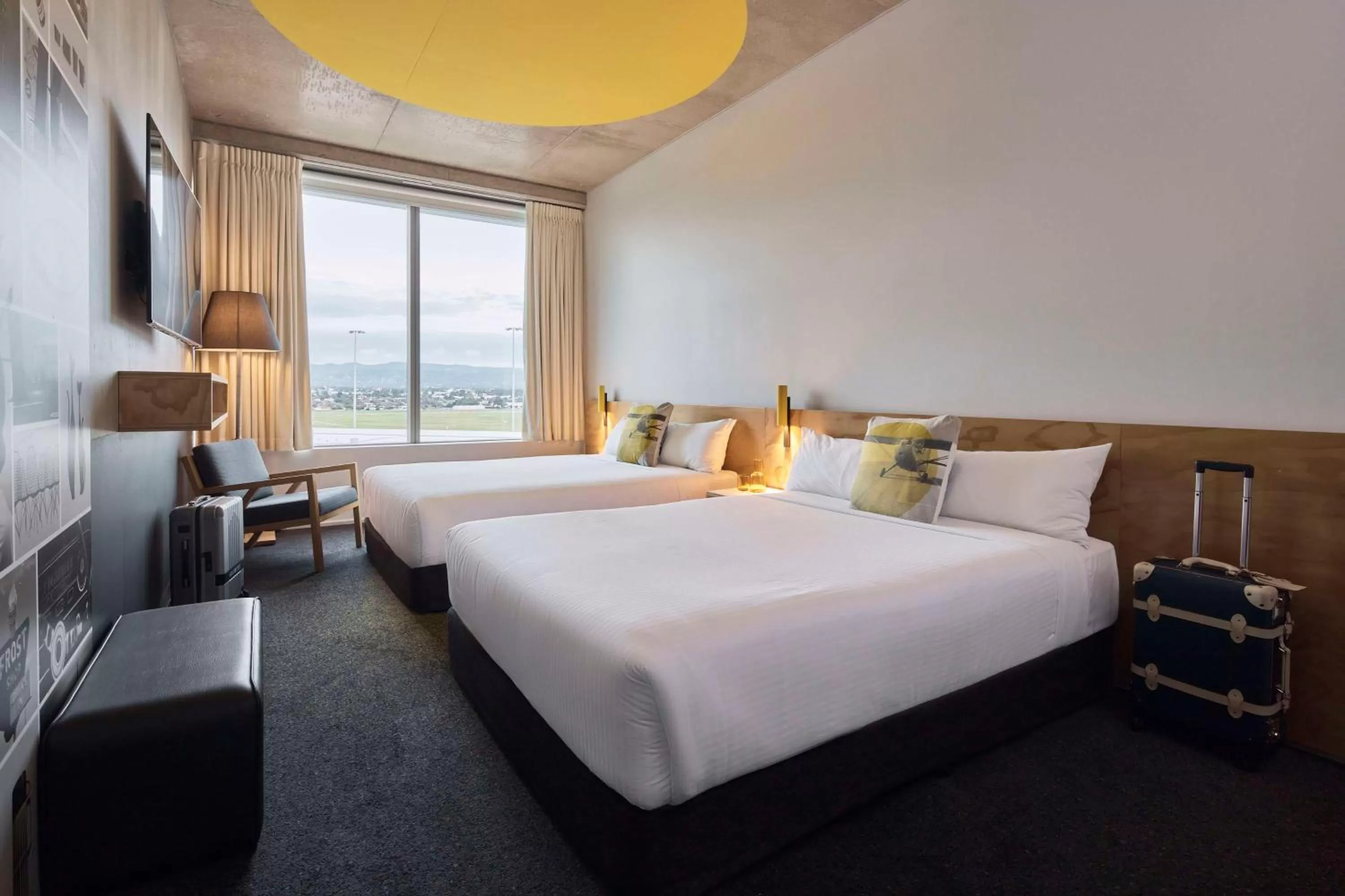 Twin Room with City View in Atura Adelaide Airport