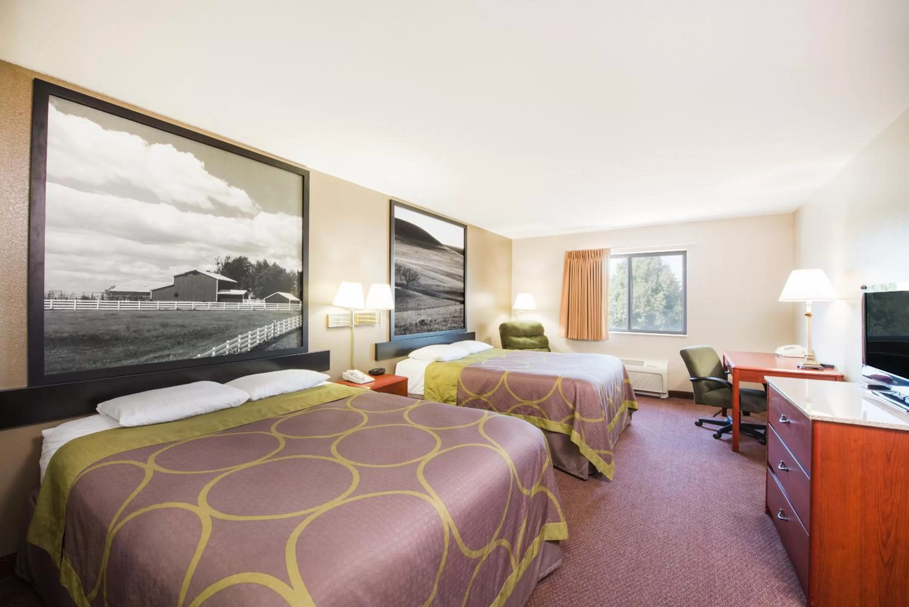 Queen Room with Two Queen Beds - Non-Smoking in Super 8 by Wyndham Iola KS