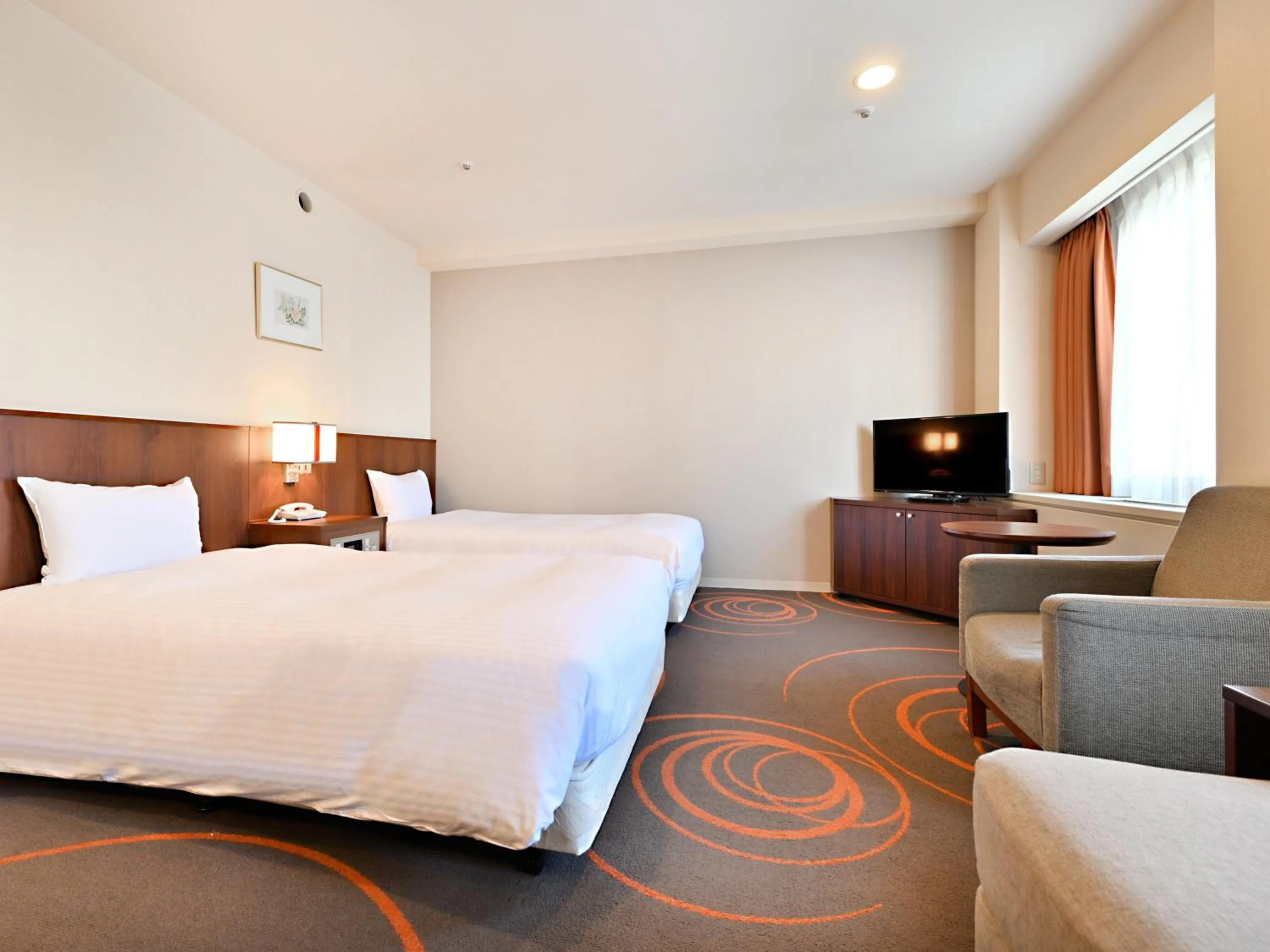 Large Twin Room in Hotel Abest Sapporo