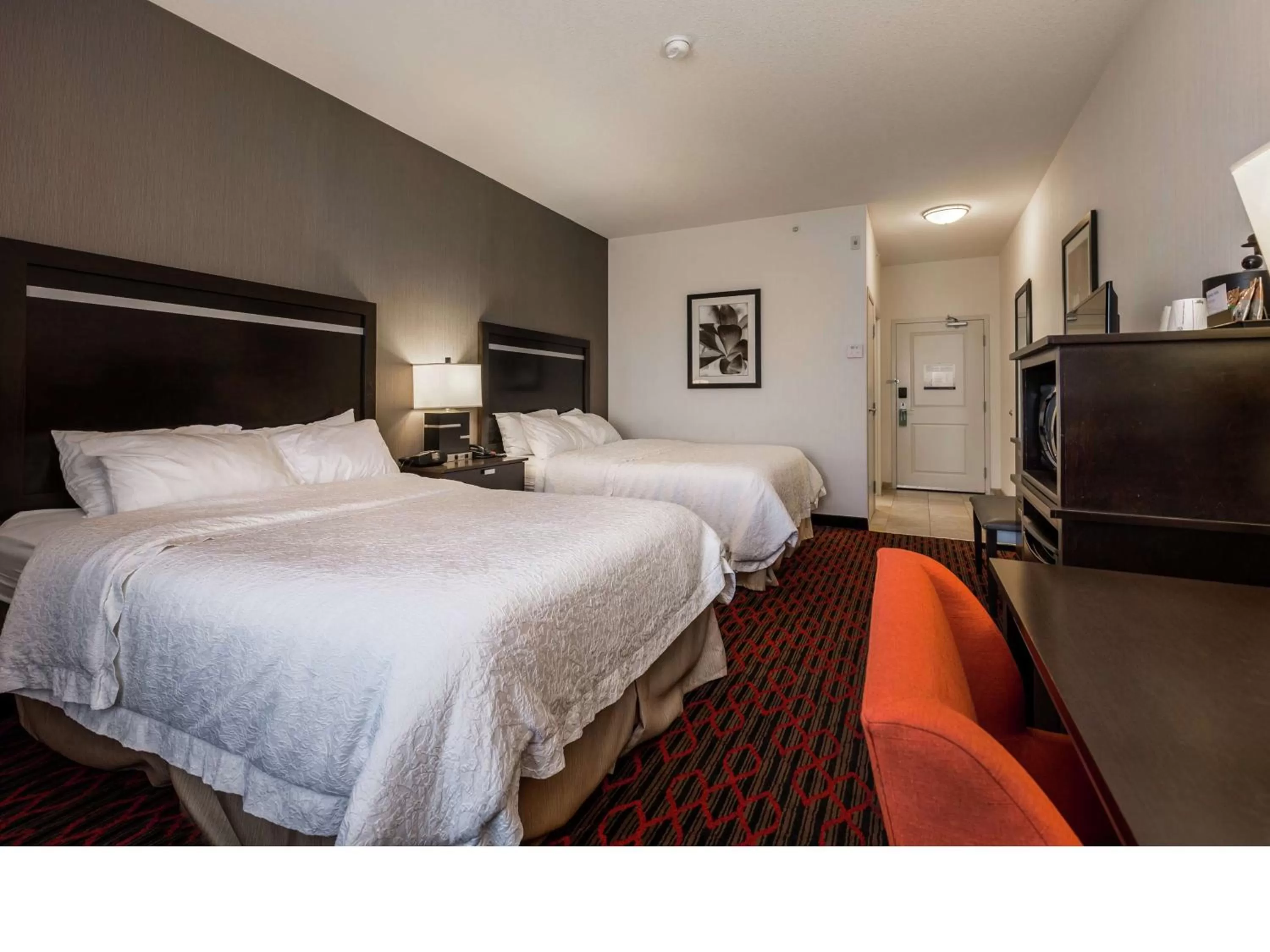 Room with Two Queen Beds - Non-Smoking in Hampton Inn & Suites by Hilton Lethbridge