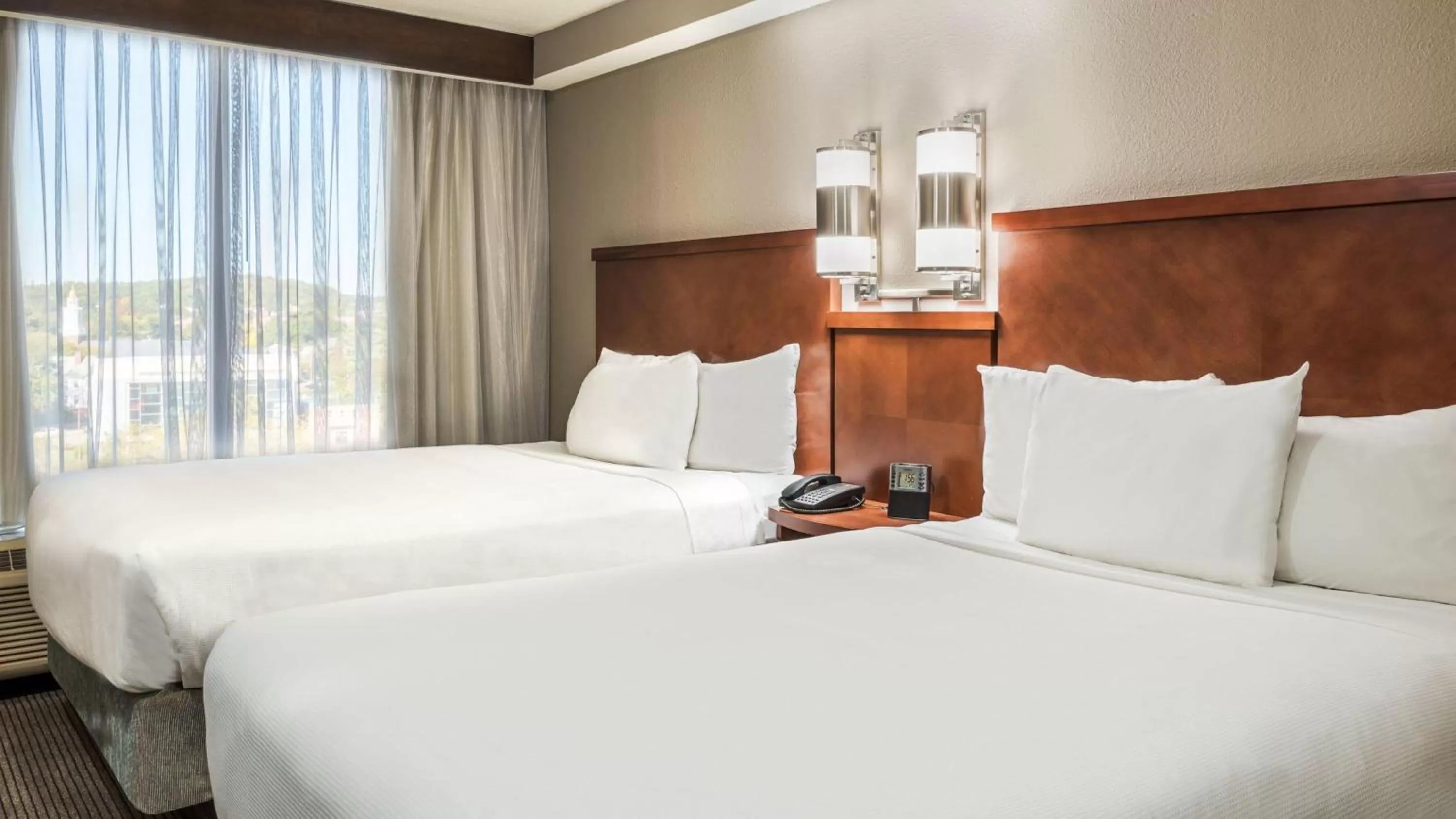 Double Room with Two Double Beds and Sofa Bed in Hyatt Place Boston - Medford