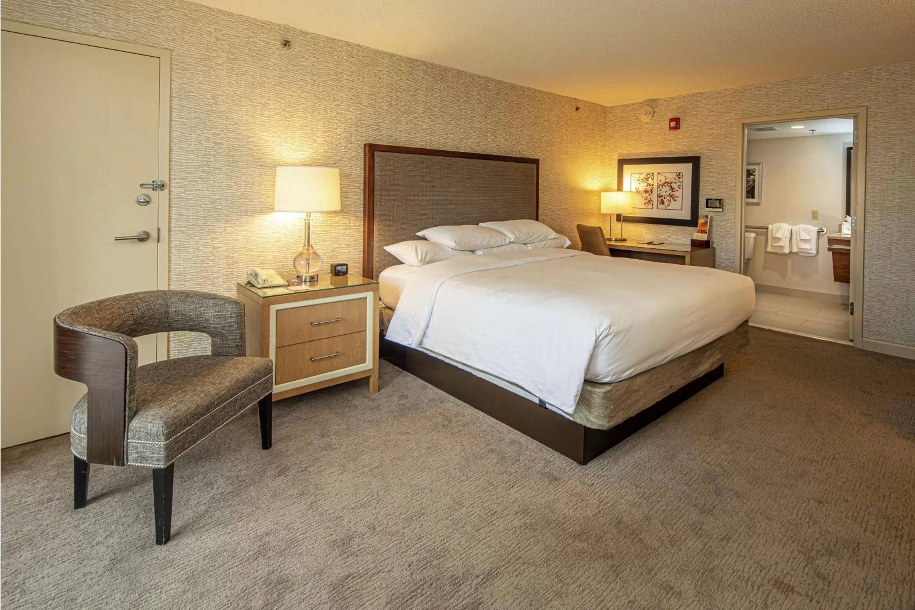 King Room with Roll-In Shower - Mobility Access/Non-Smoking in DoubleTree by Hilton Pittsburgh-Green Tree