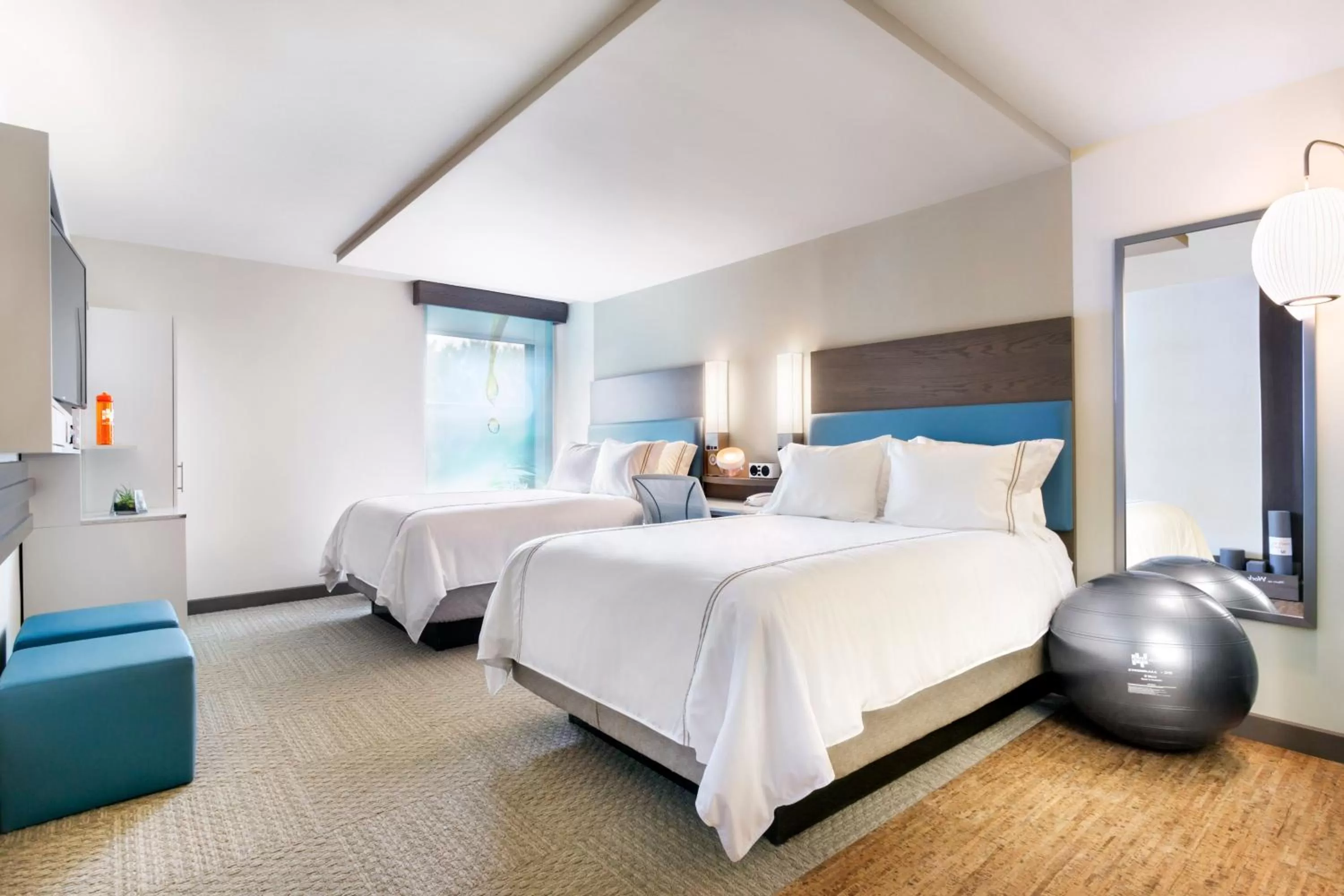 Standard Room with Two Double Beds and Tub - Mobility Accessible in EVEN Hotel Rockville - Washington, DC Area by IHG