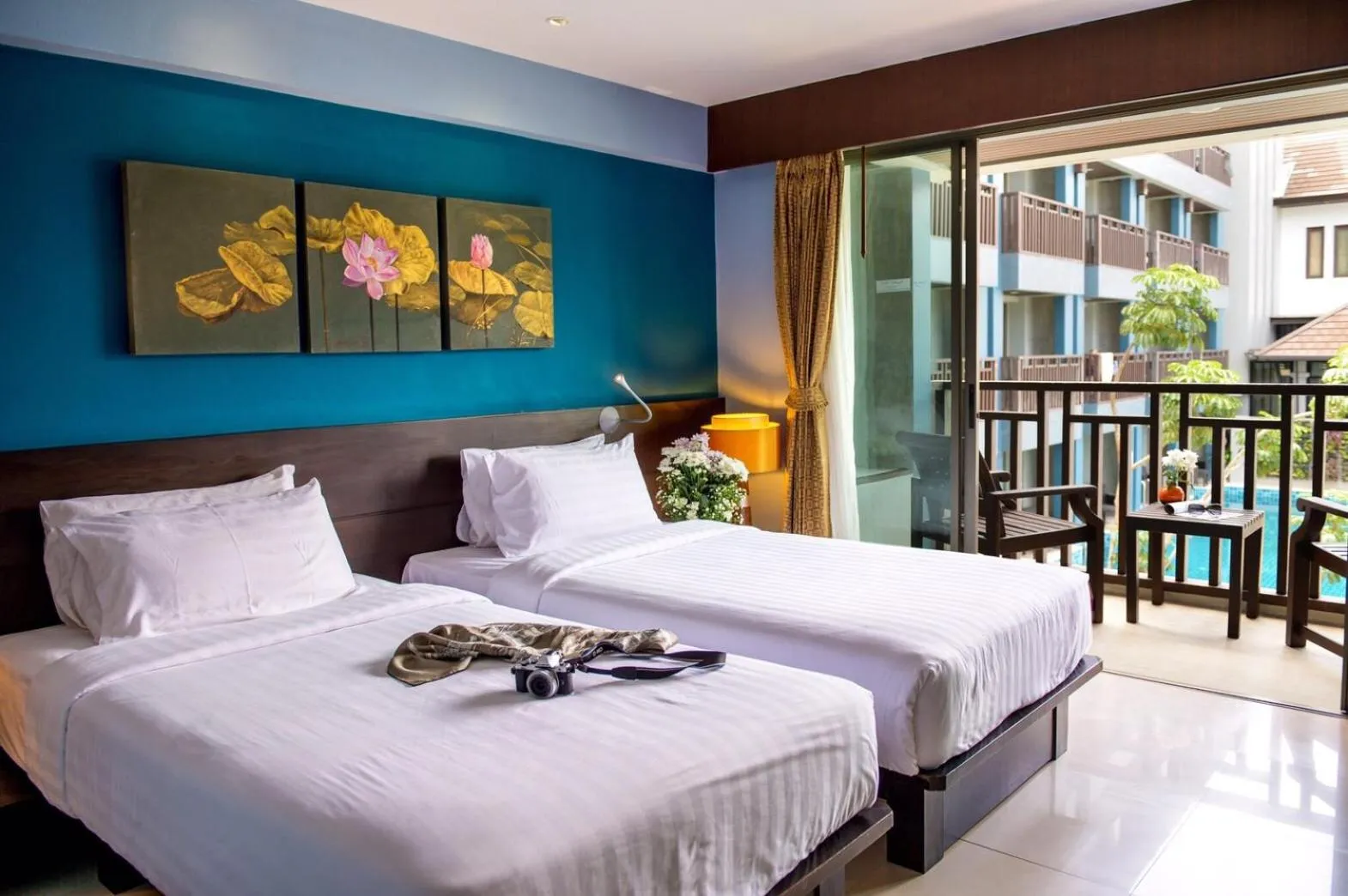 Deluxe Double Room with Balcony in Buri Tara Resort - SHA Extra Plus