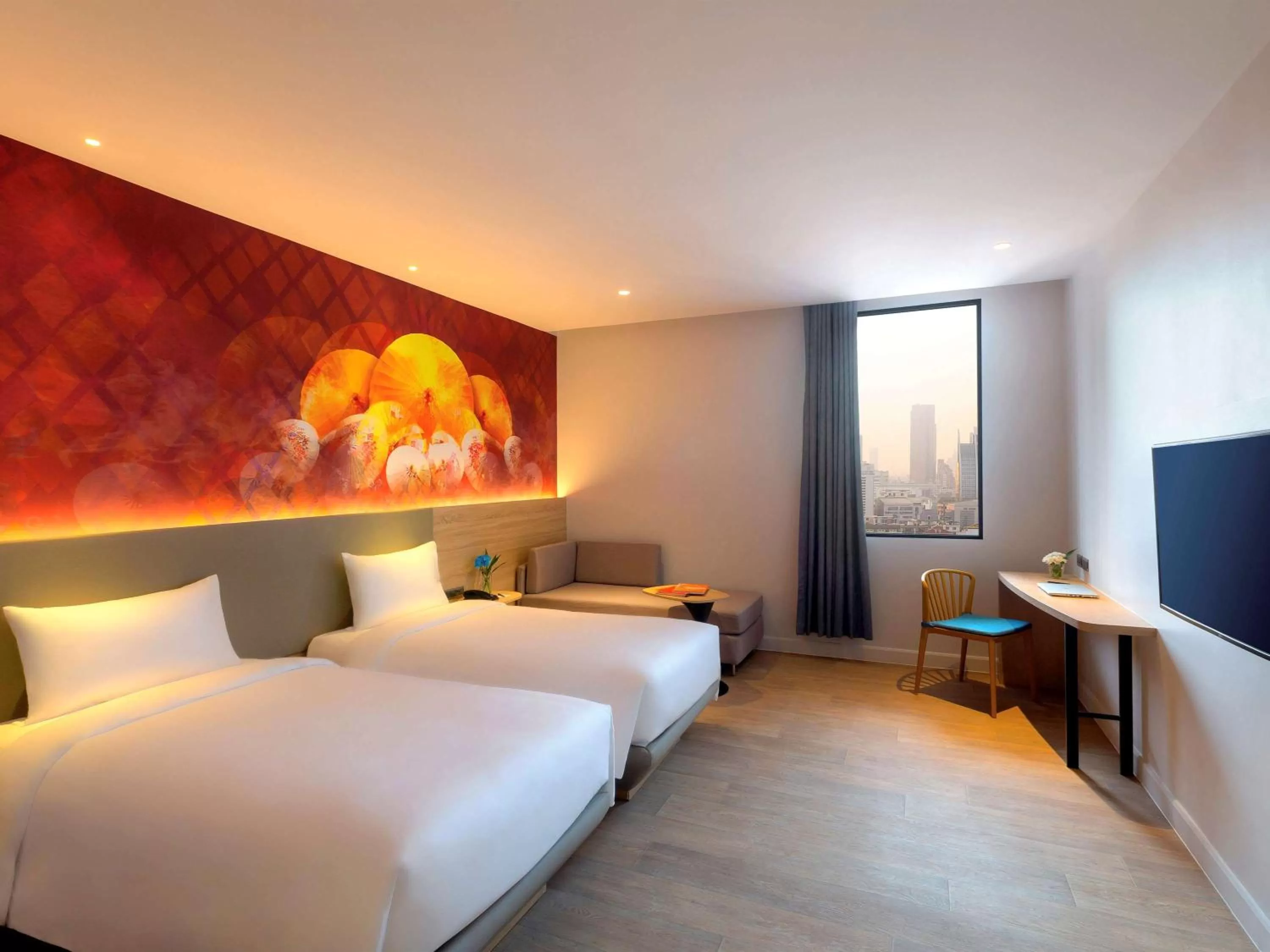Superior Twin Room with Sofa in ibis Styles Bangkok Ratchada