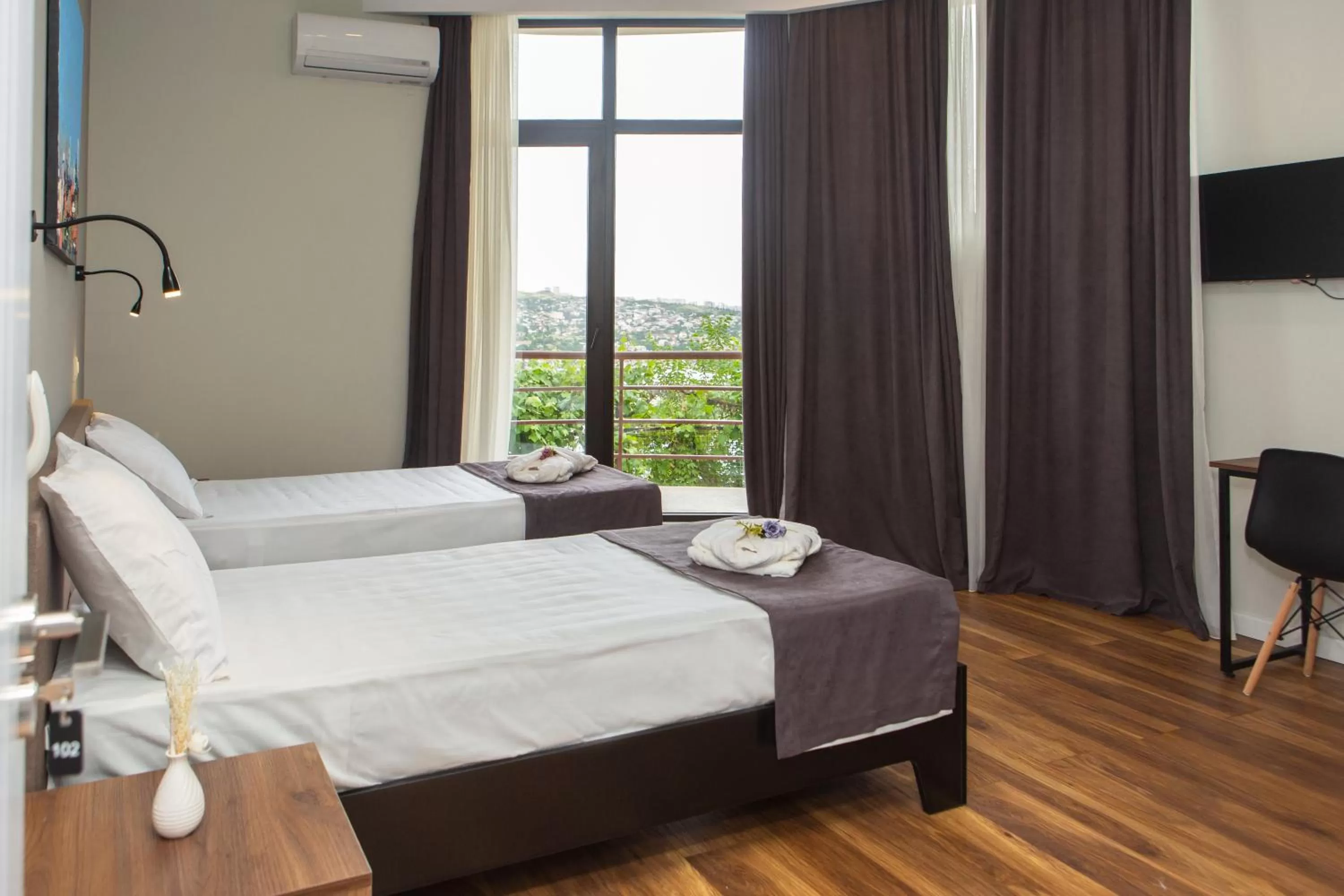 Twin Room with Terrace in Vista Hotel