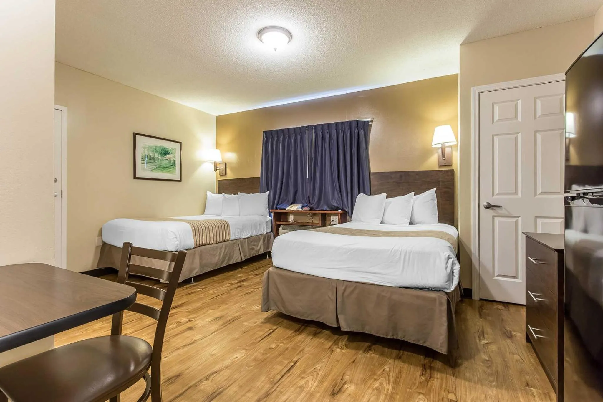 Double Room with Two Double Beds - Non-Smoking in Suburban Studios near University of North Carolina-Charlotte