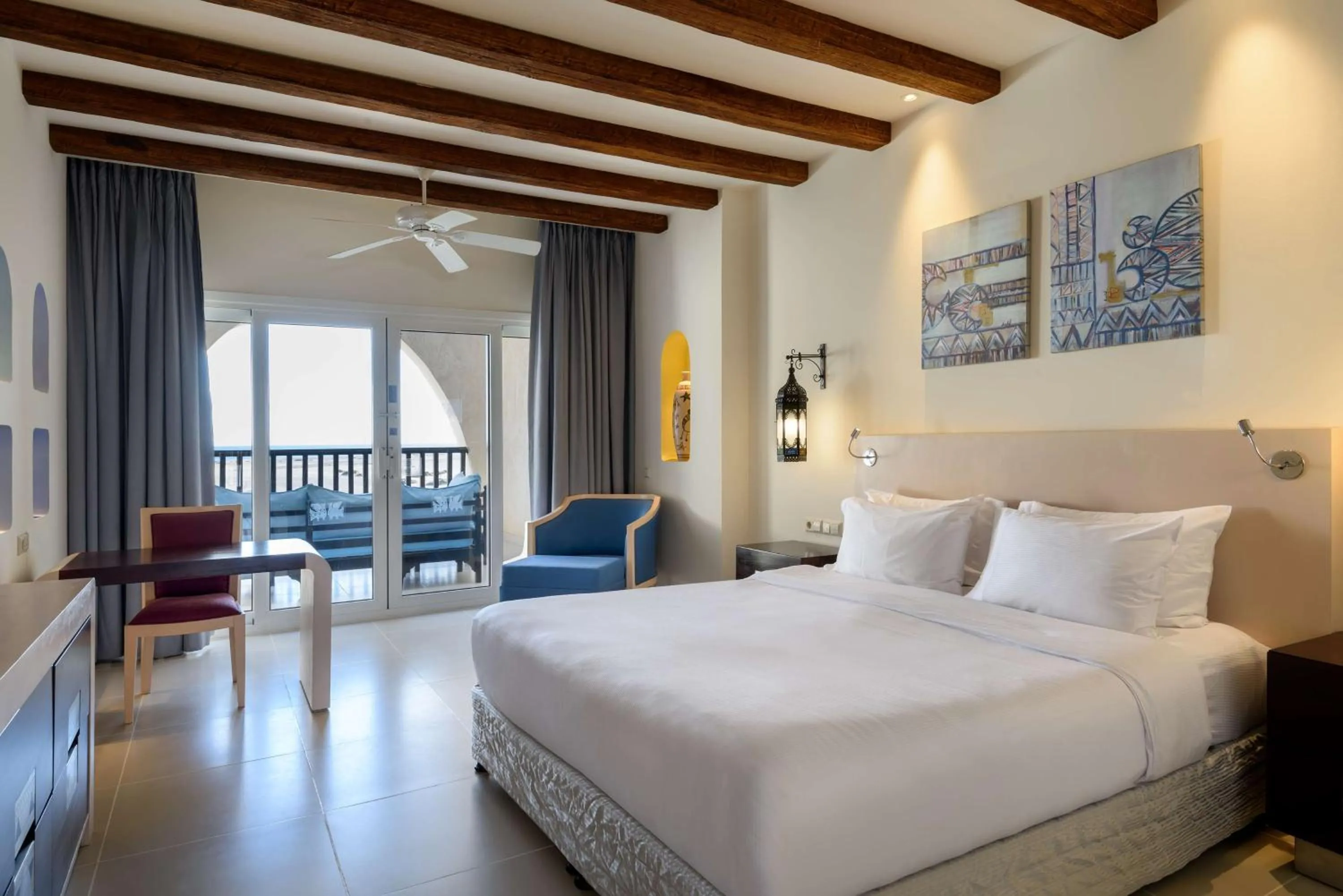 King Room with Sea View in Hilton Marsa Alam Nubian Resort