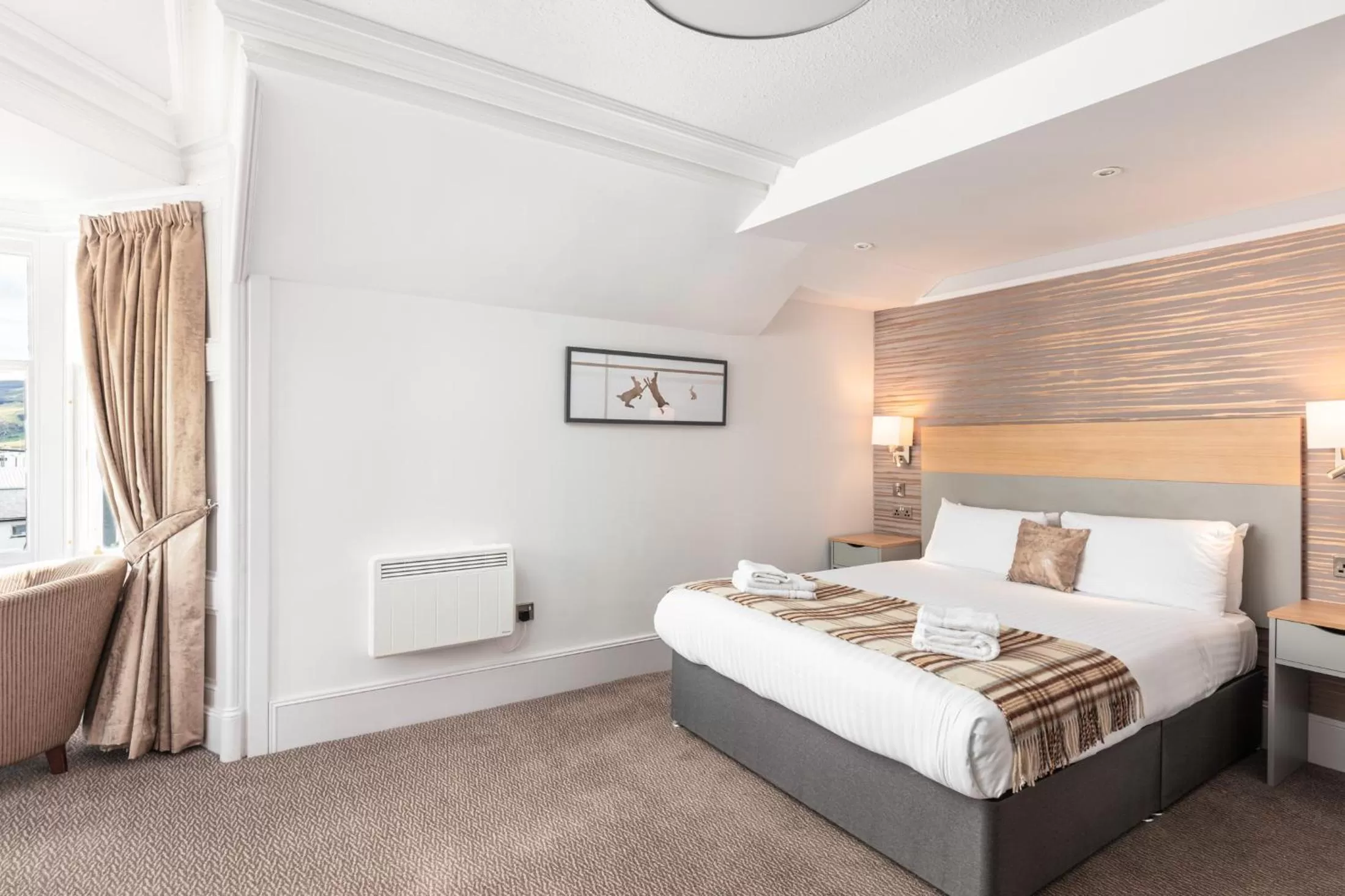 Deluxe Double Room with Sea View in Caledonian Hotel 'A Bespoke Hotel’