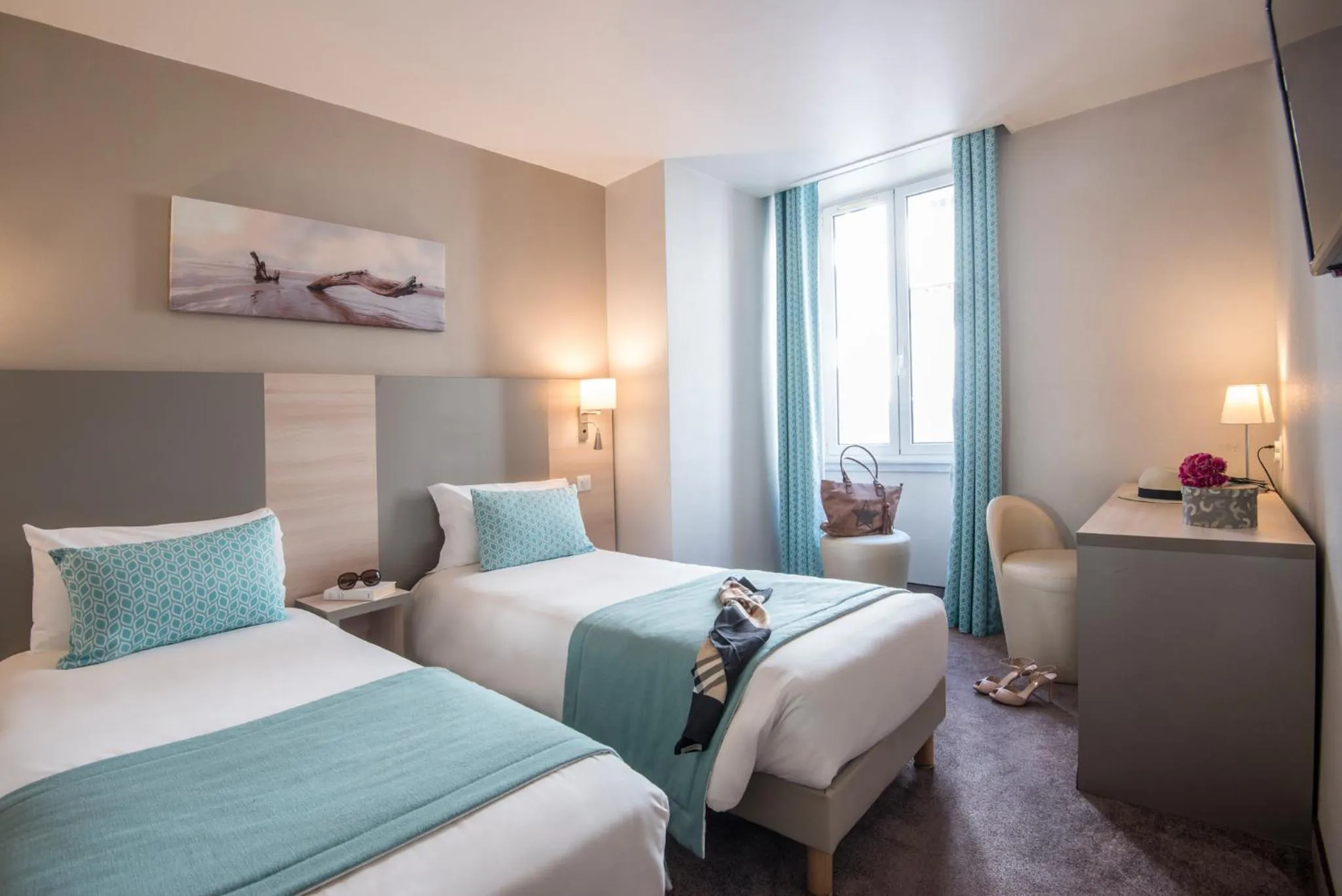 Twin Room in Hotel Du Midi