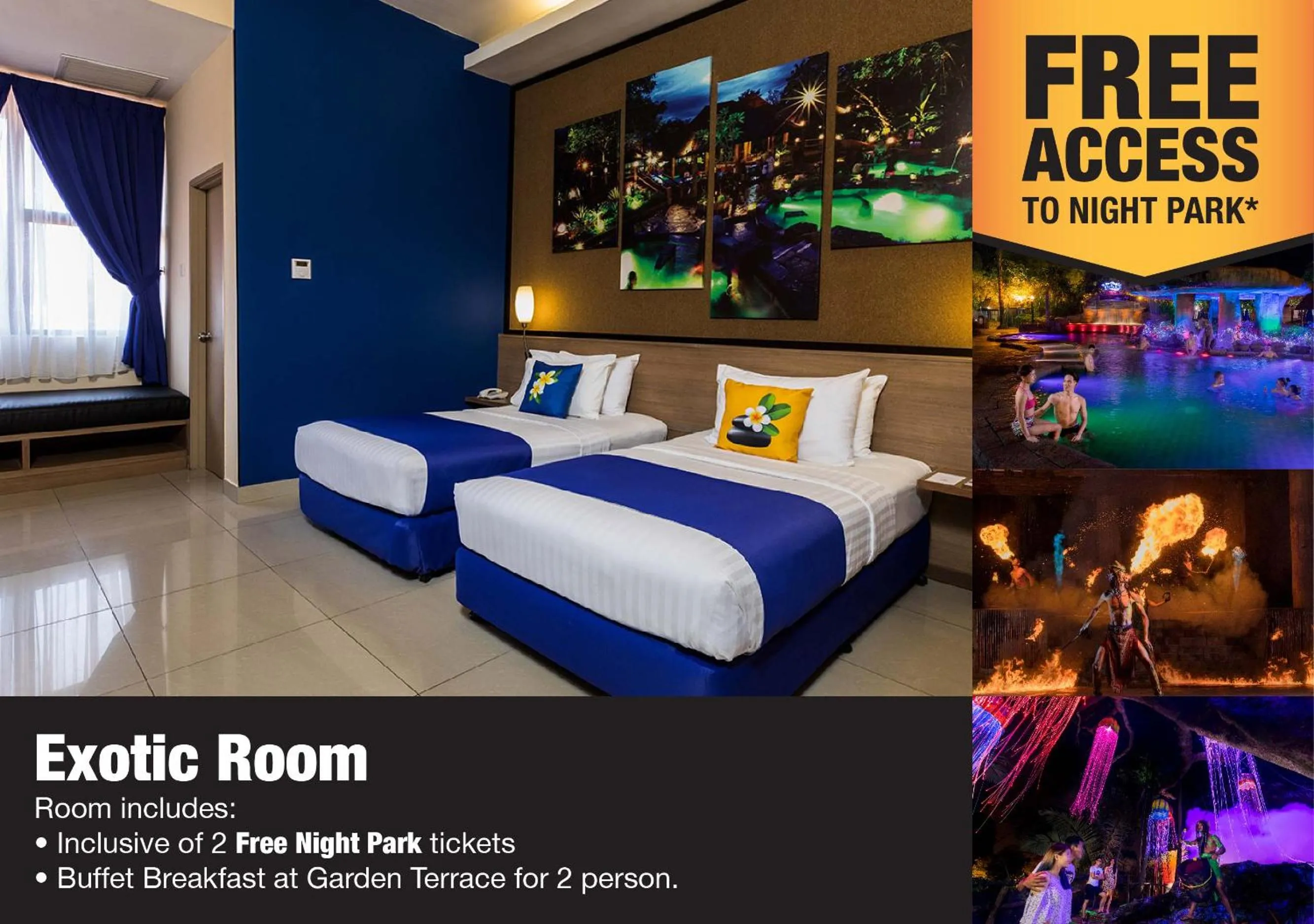 Exotic Twin Room in Sunway Lost World Hotel